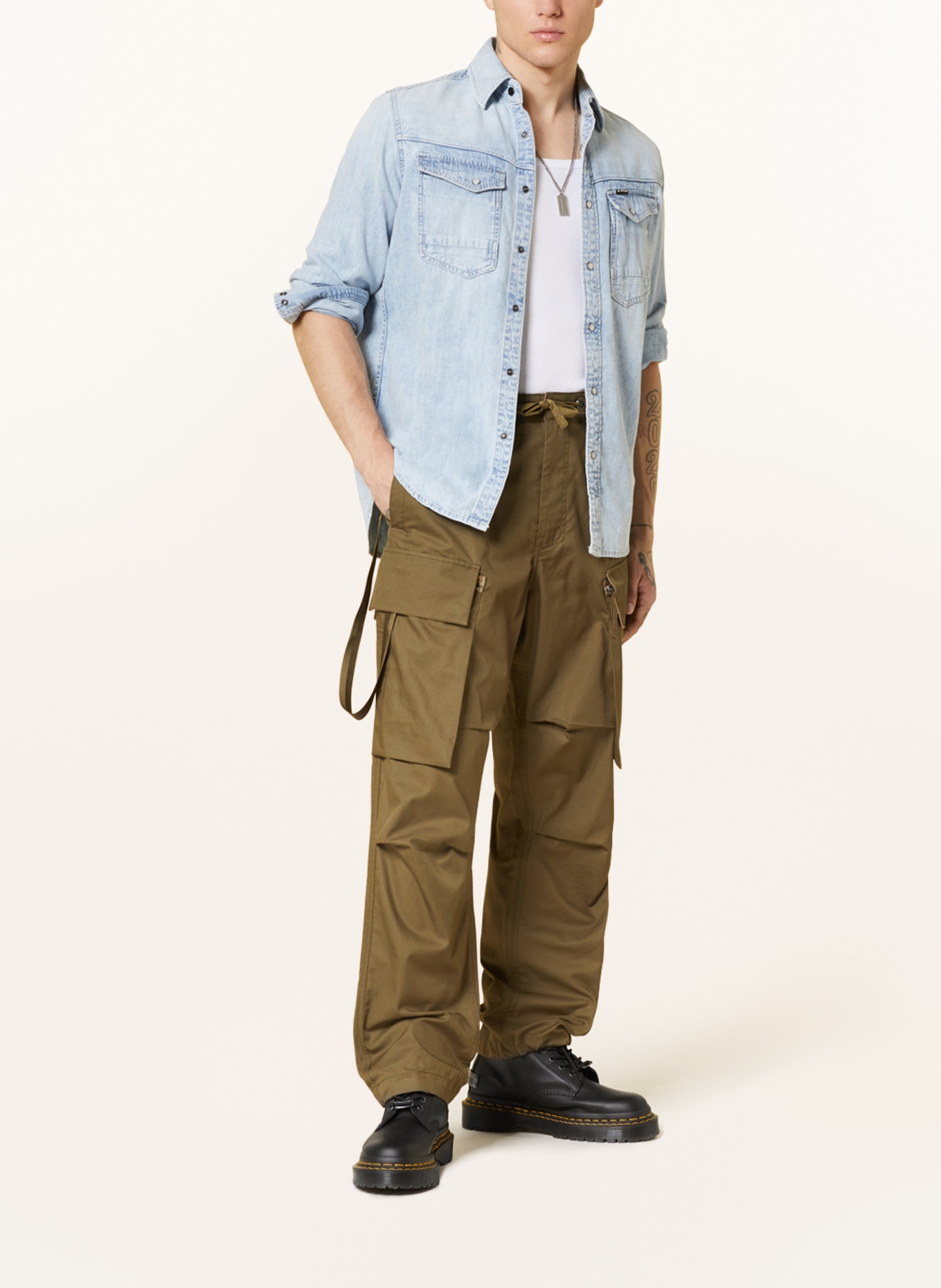 G-Star RAW Svrchní džínová košile, Barva: TMAVĚ MODRÁ (Obrázek 2)