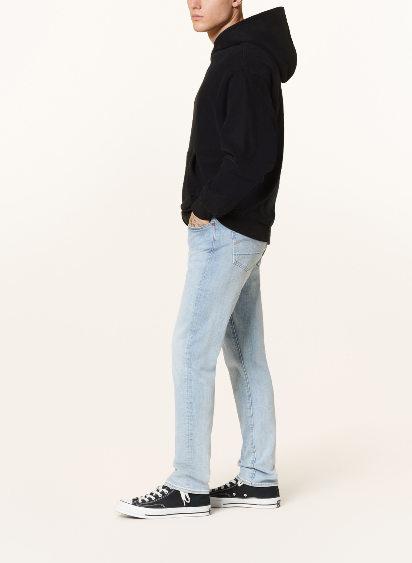 G-Star RAW Jeans 3301 SLIM Slim Fit, Farbe: HELLBLAU (Bild 4)