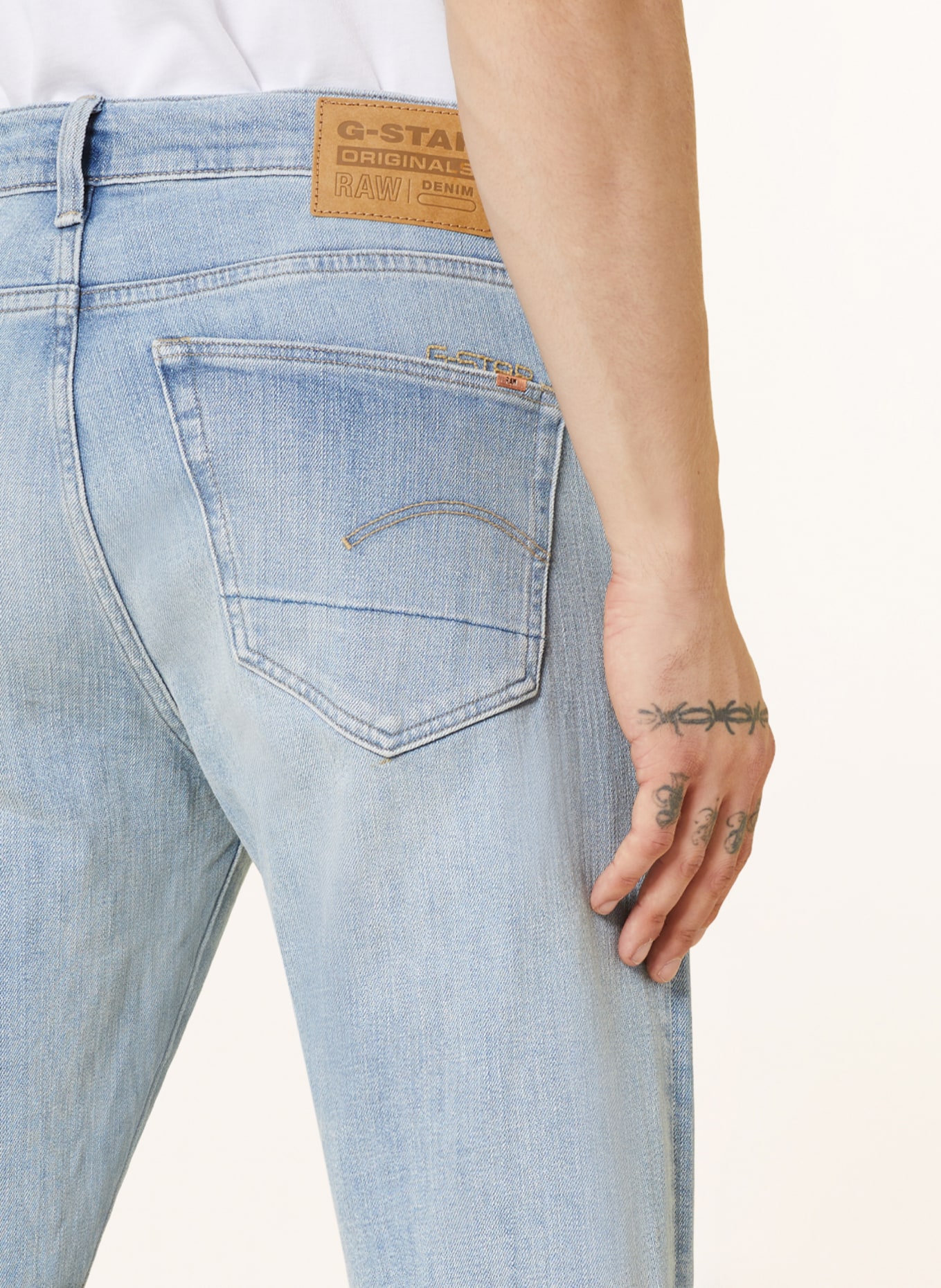 G-Star RAW Jeans 3301 SLIM Slim Fit, Farbe: HELLBLAU (Bild 5)