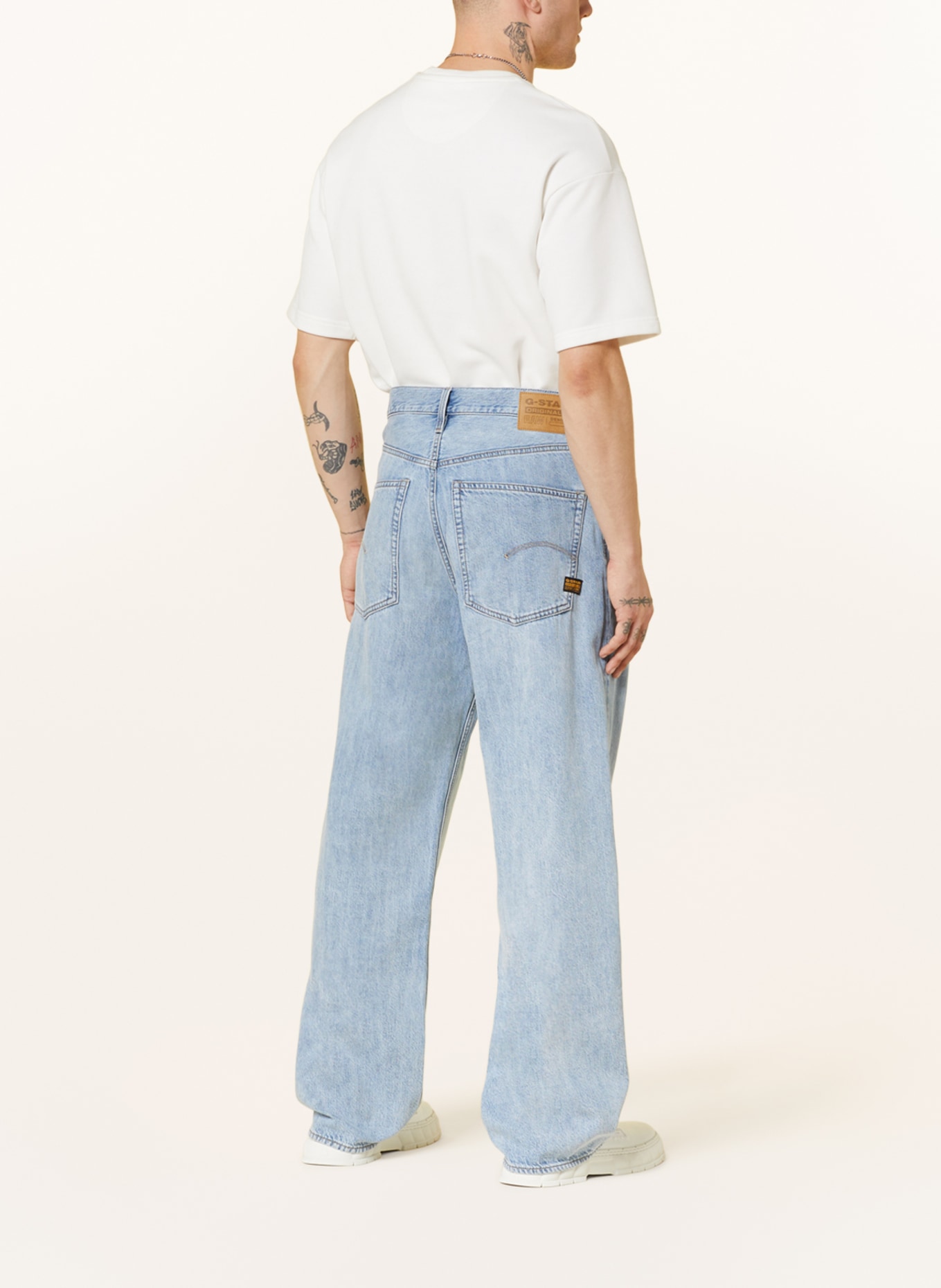 G-Star RAW Jeansy TYPE 96 LOOSE relaxed straight fit, Kolor: G339 sun faded cloudburst (Obrazek 3)