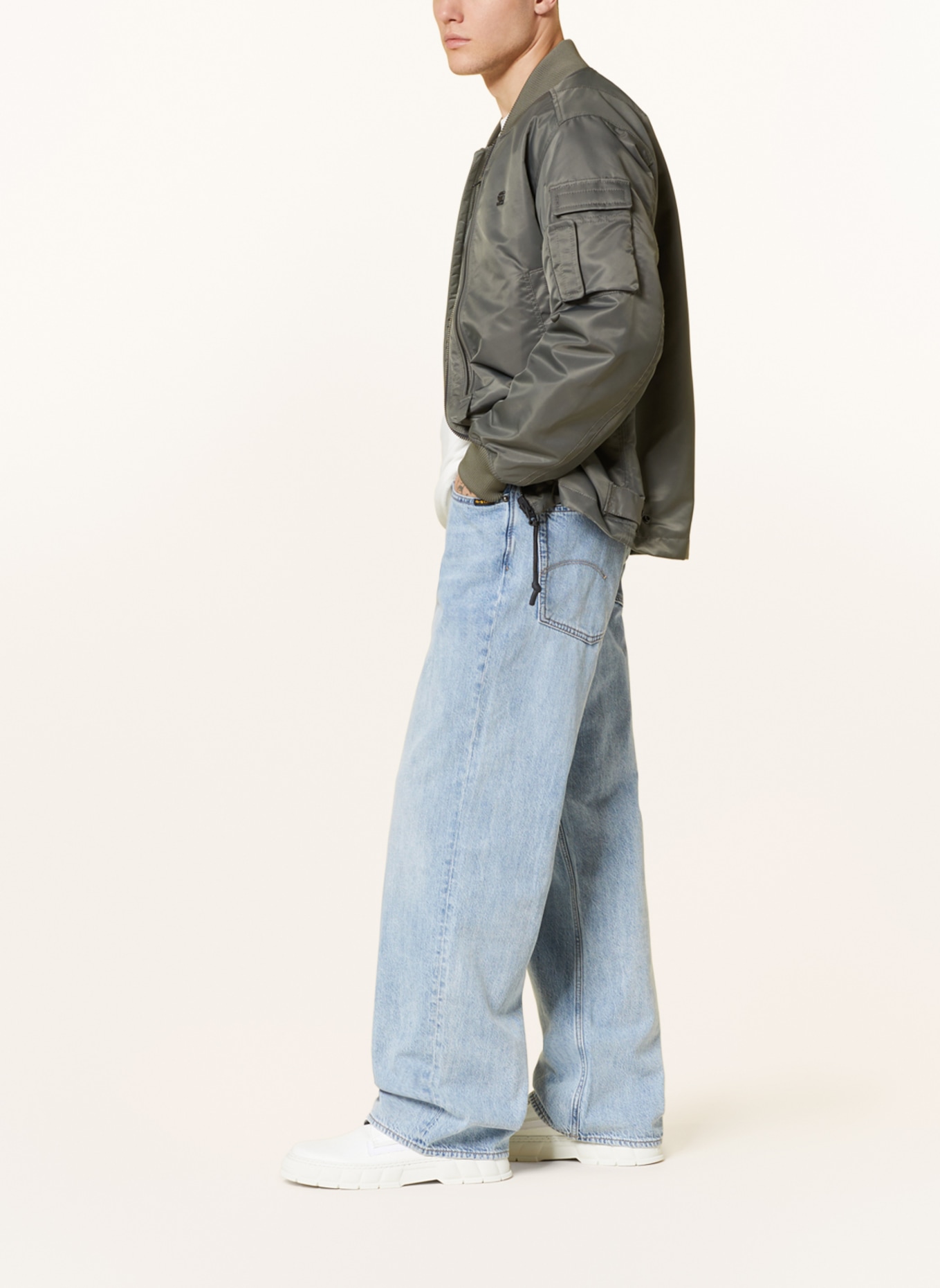G-Star RAW Jeansy TYPE 96 LOOSE relaxed straight fit, Kolor: G339 sun faded cloudburst (Obrazek 4)