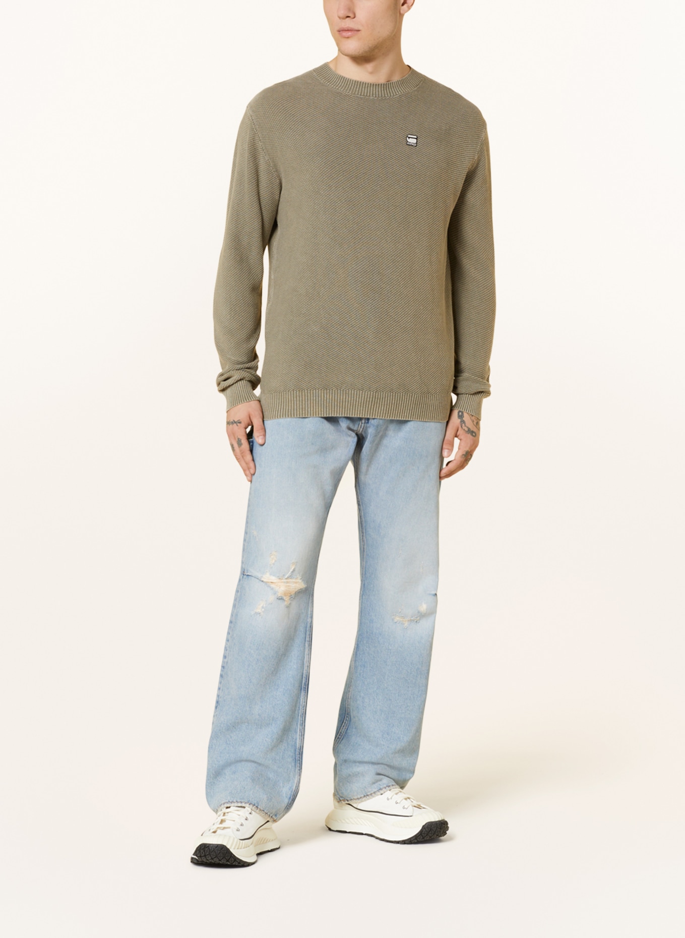 G-Star RAW Sweater MOSS, Color: OLIVE (Image 2)