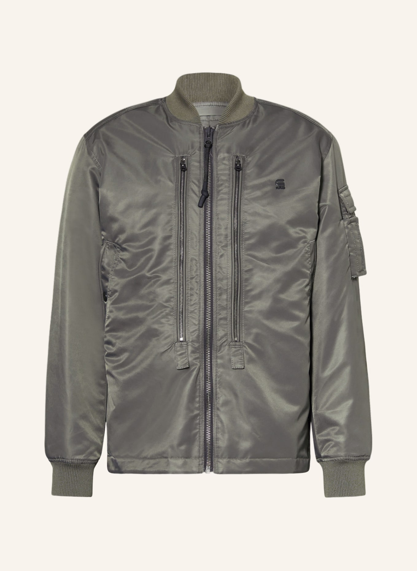 G-Star RAW Reversible bomber jacket DECK, Color: GRAY (Image 1)