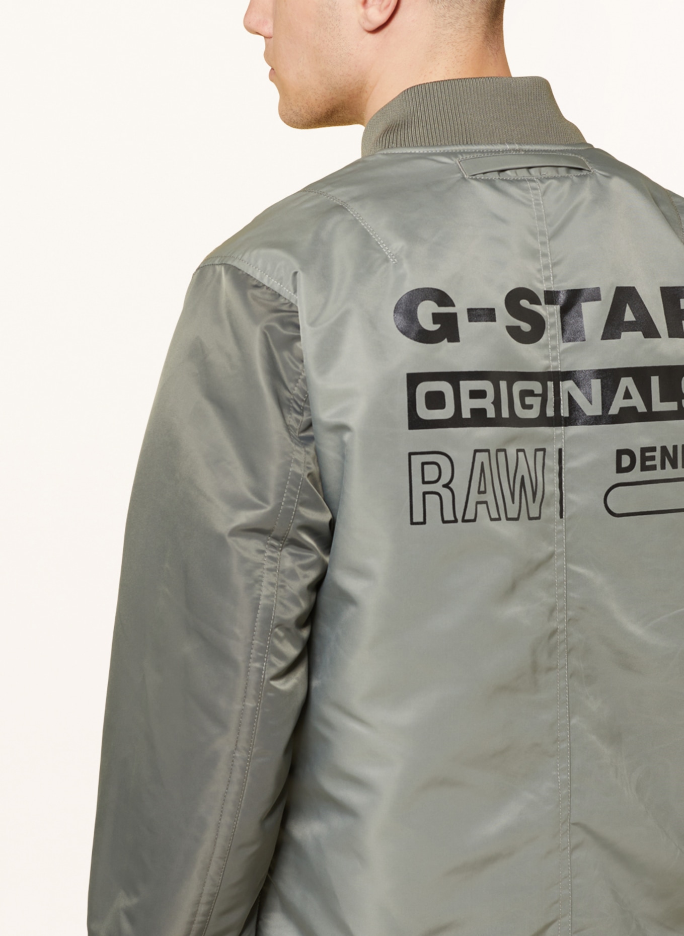 G-Star RAW Reversible bomber jacket DECK, Color: GRAY (Image 6)