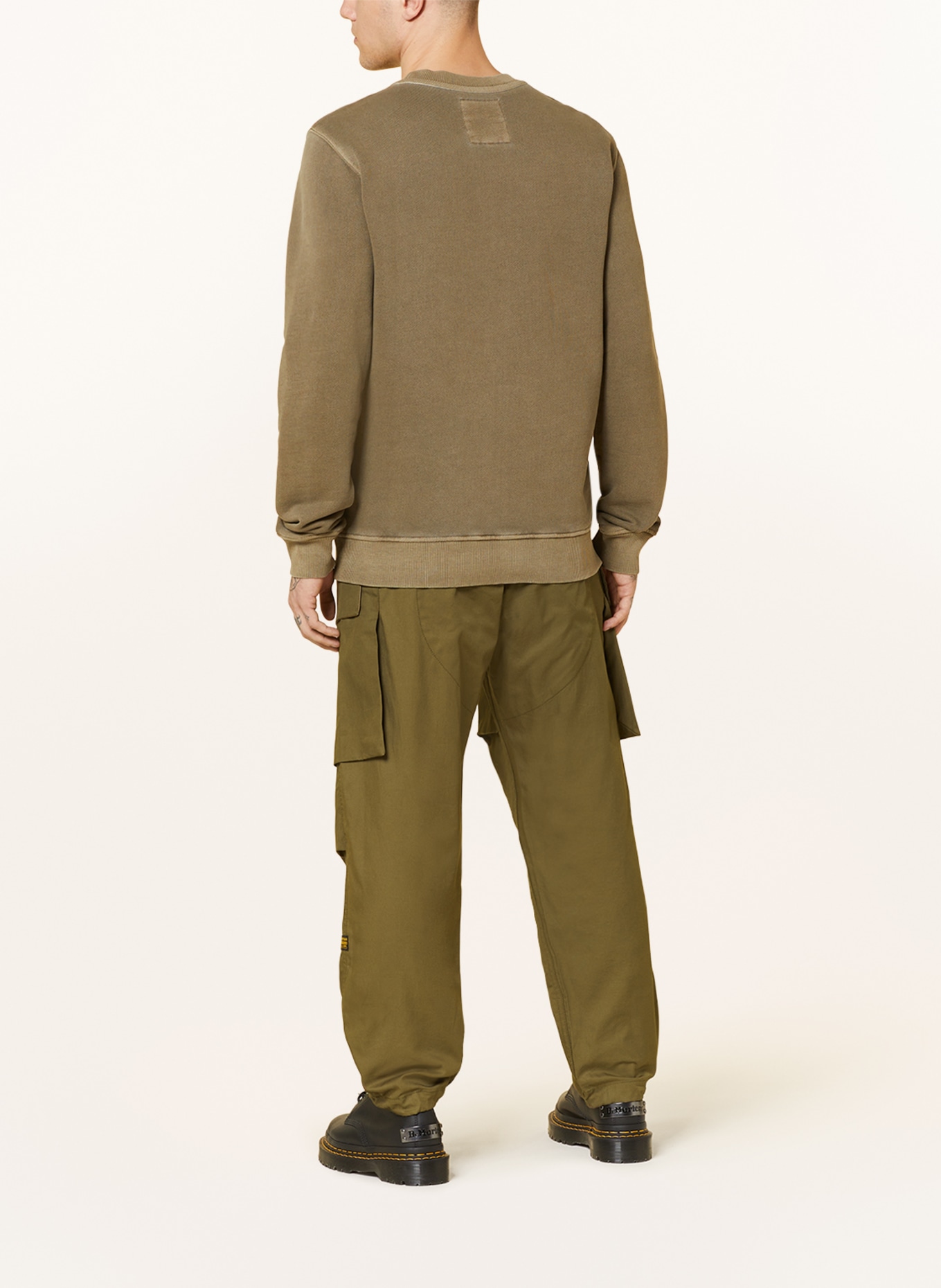 G-Star RAW Cargo pants R-3N BALLOON CARGO relaxed tapered fit, Color: OLIVE (Image 3)