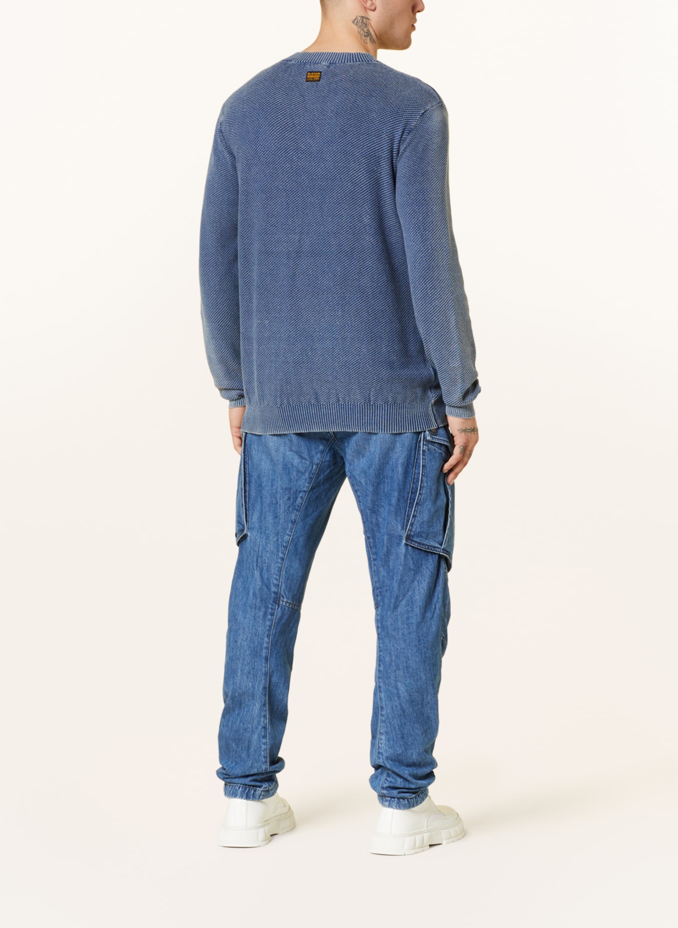 G-Star RAW Sweater INDIGO MOSS, Color: BLUE (Image 3)