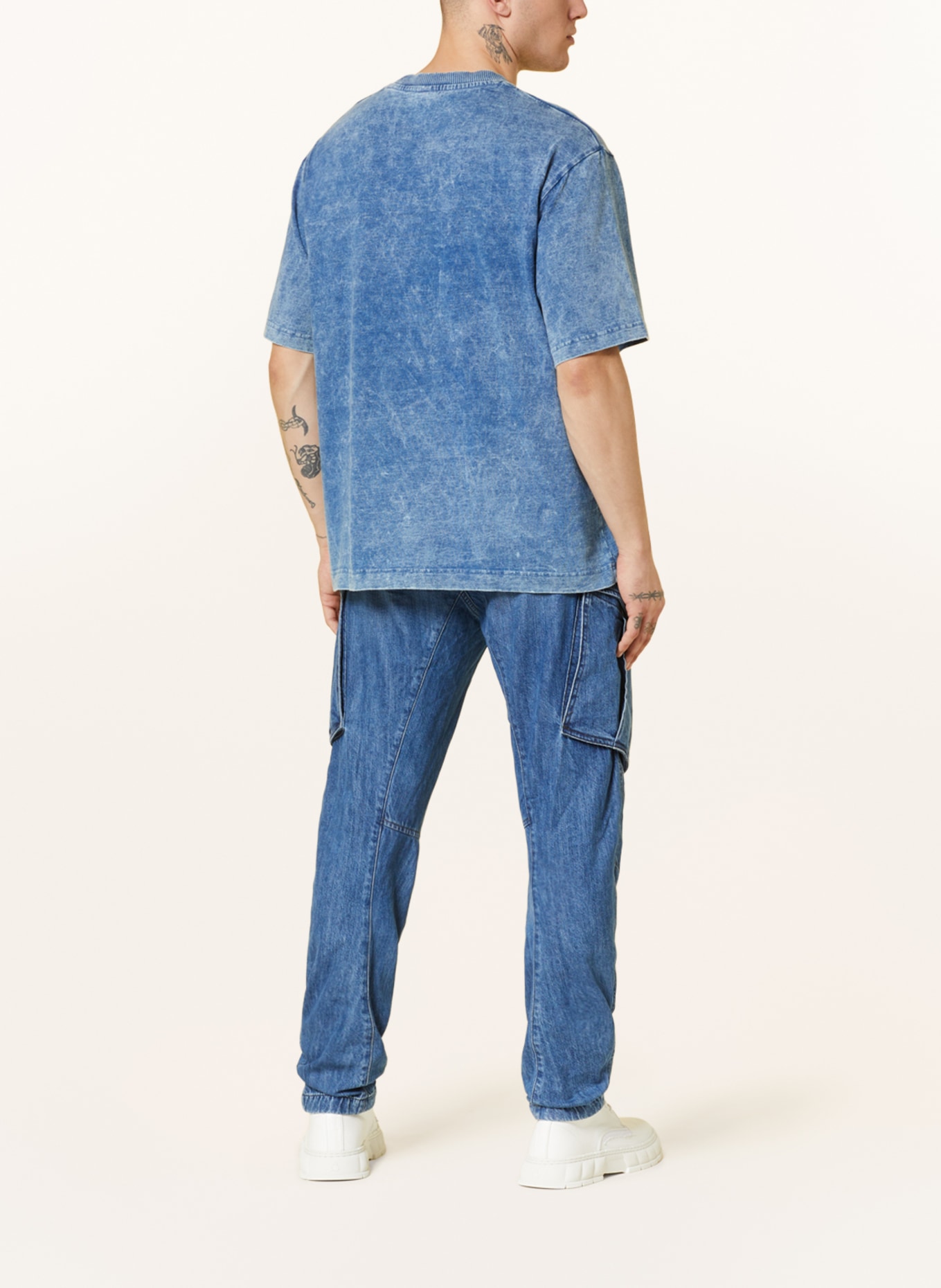 G-Star RAW T-shirt INDIGO BOXY, Color: BLUE (Image 3)