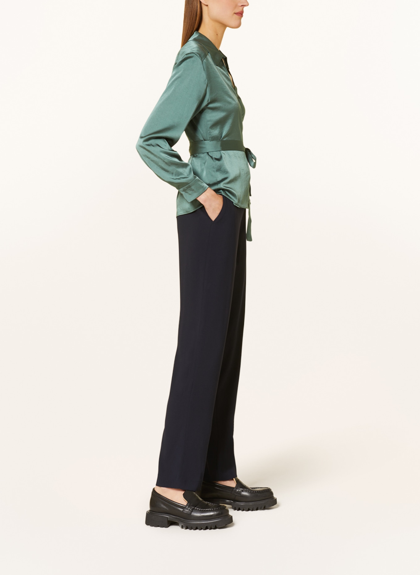 CLAUDIE PIERLOT Spodnie, Kolor: GRANATOWY (Obrazek 4)