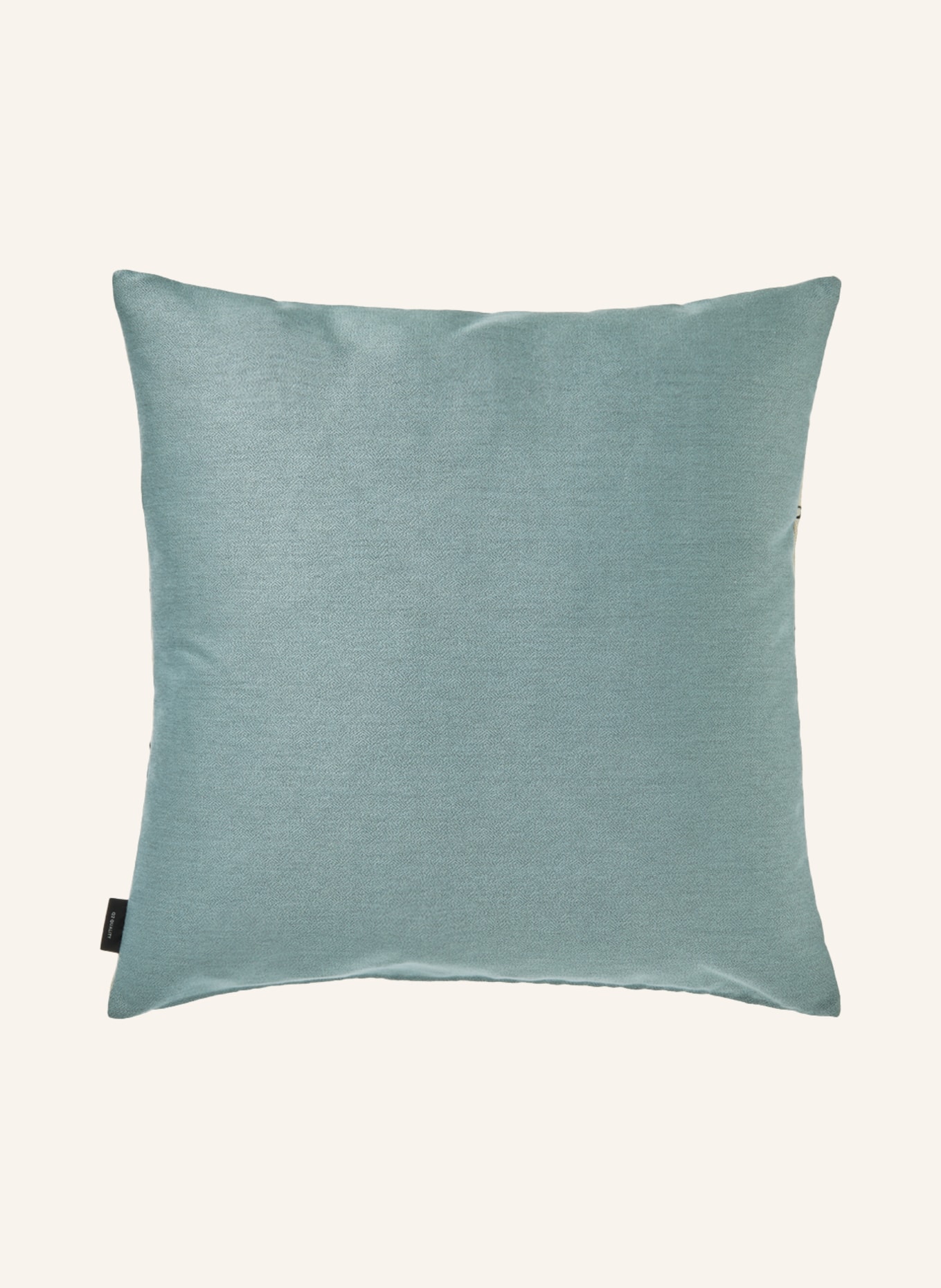 ROHLEDER Decorative cushion PALM BEACH with feather filling, Color: LIGHT BLUE/ CREAM (Image 2)