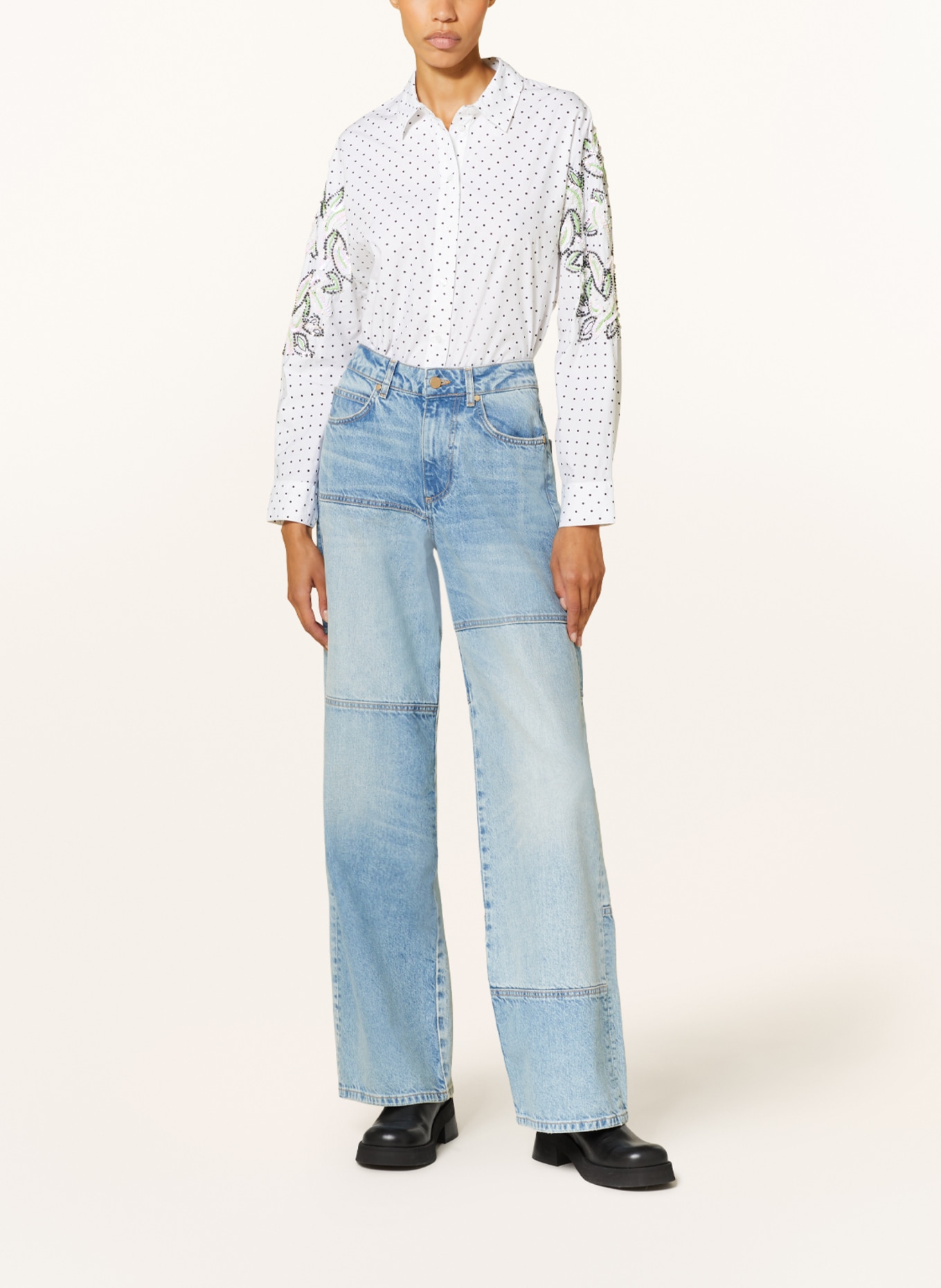 ESSENTIEL ANTWERP Shirt blouse FEENIE with sequins, Color: WHITE (Image 2)