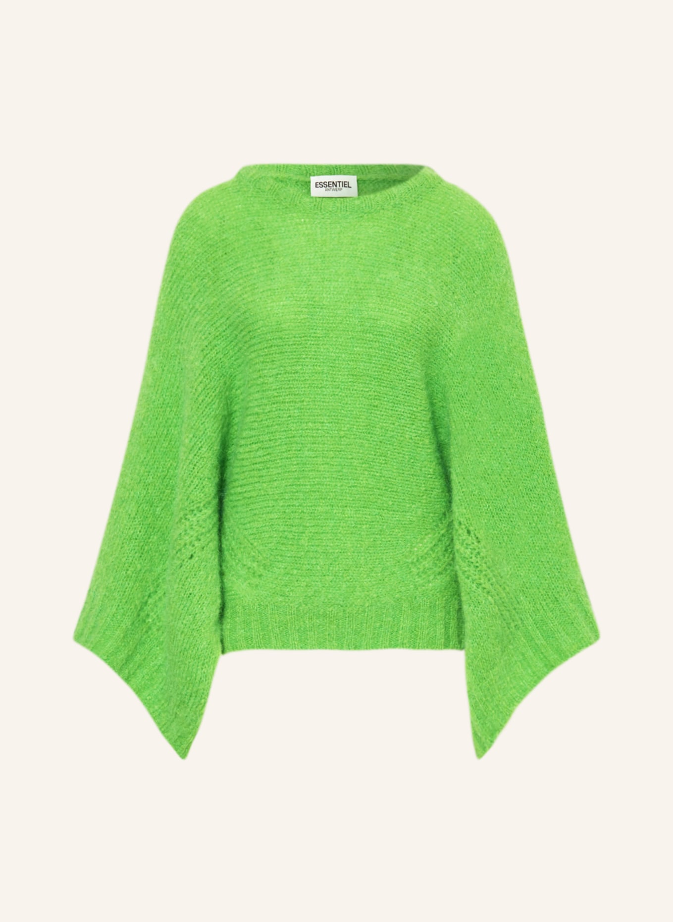 ESSENTIEL ANTWERP Sweater FLUVIO with mohair, Color: LIGHT GREEN (Image 1)