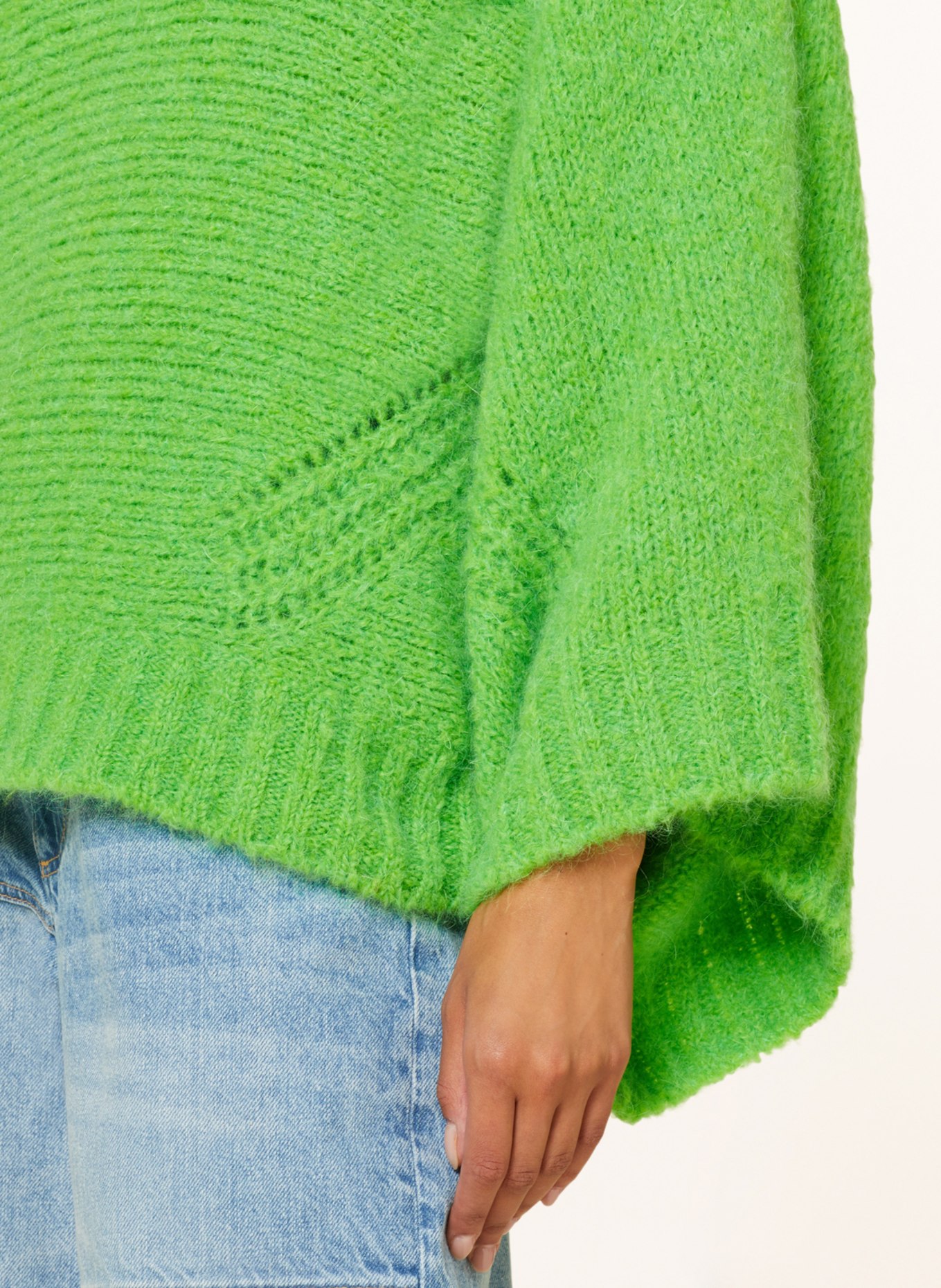 ESSENTIEL ANTWERP Sweater FLUVIO with mohair, Color: LIGHT GREEN (Image 4)