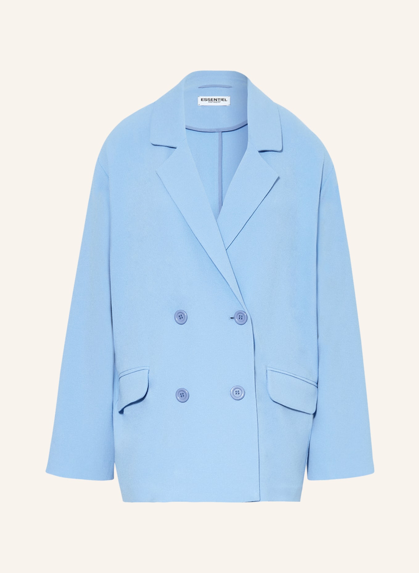 ESSENTIEL ANTWERP Oversized blazer FALLOUTBOY, Color: LIGHT BLUE (Image 1)