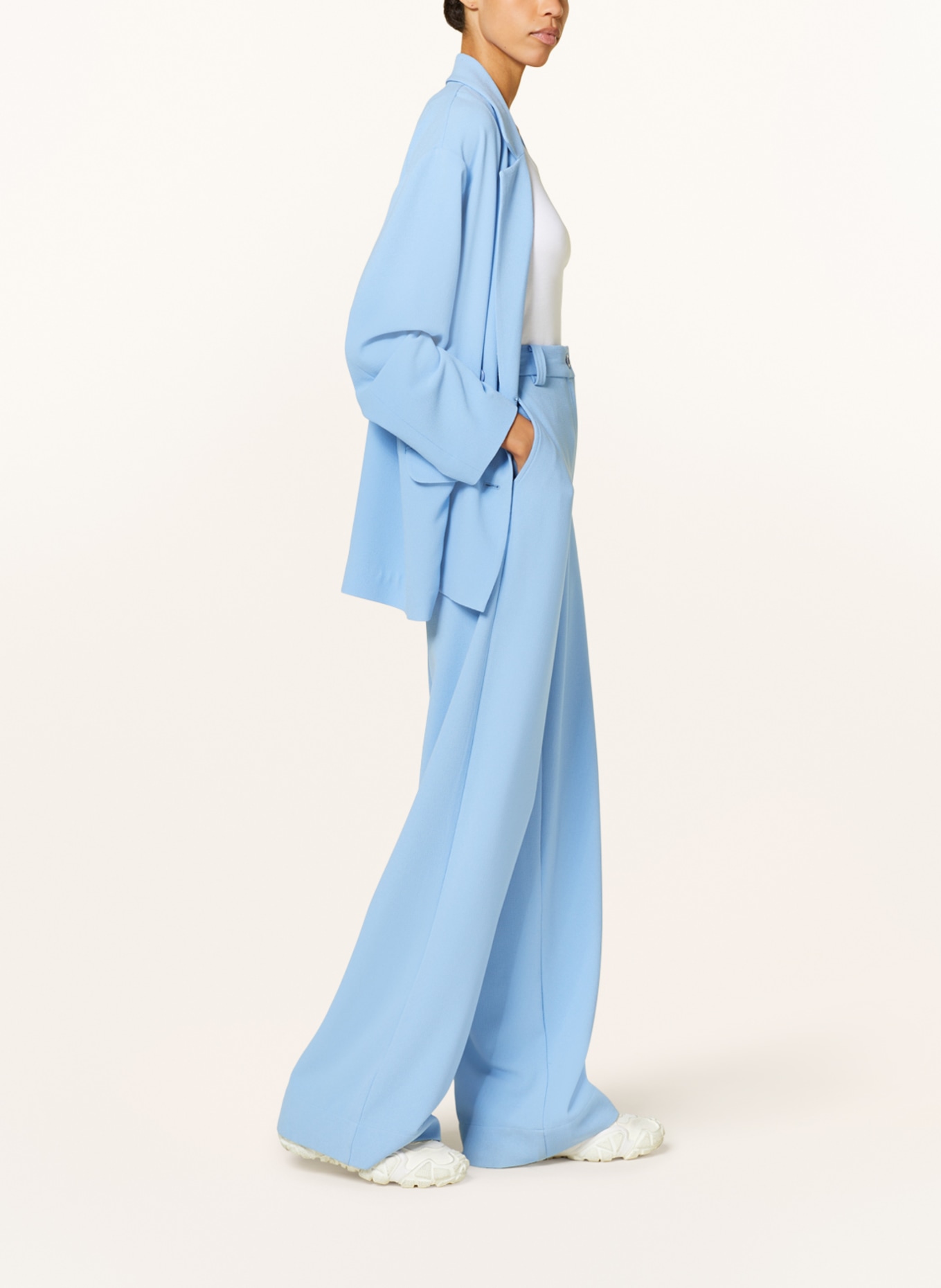 ESSENTIEL ANTWERP Trousers FALL, Color: LIGHT BLUE (Image 4)