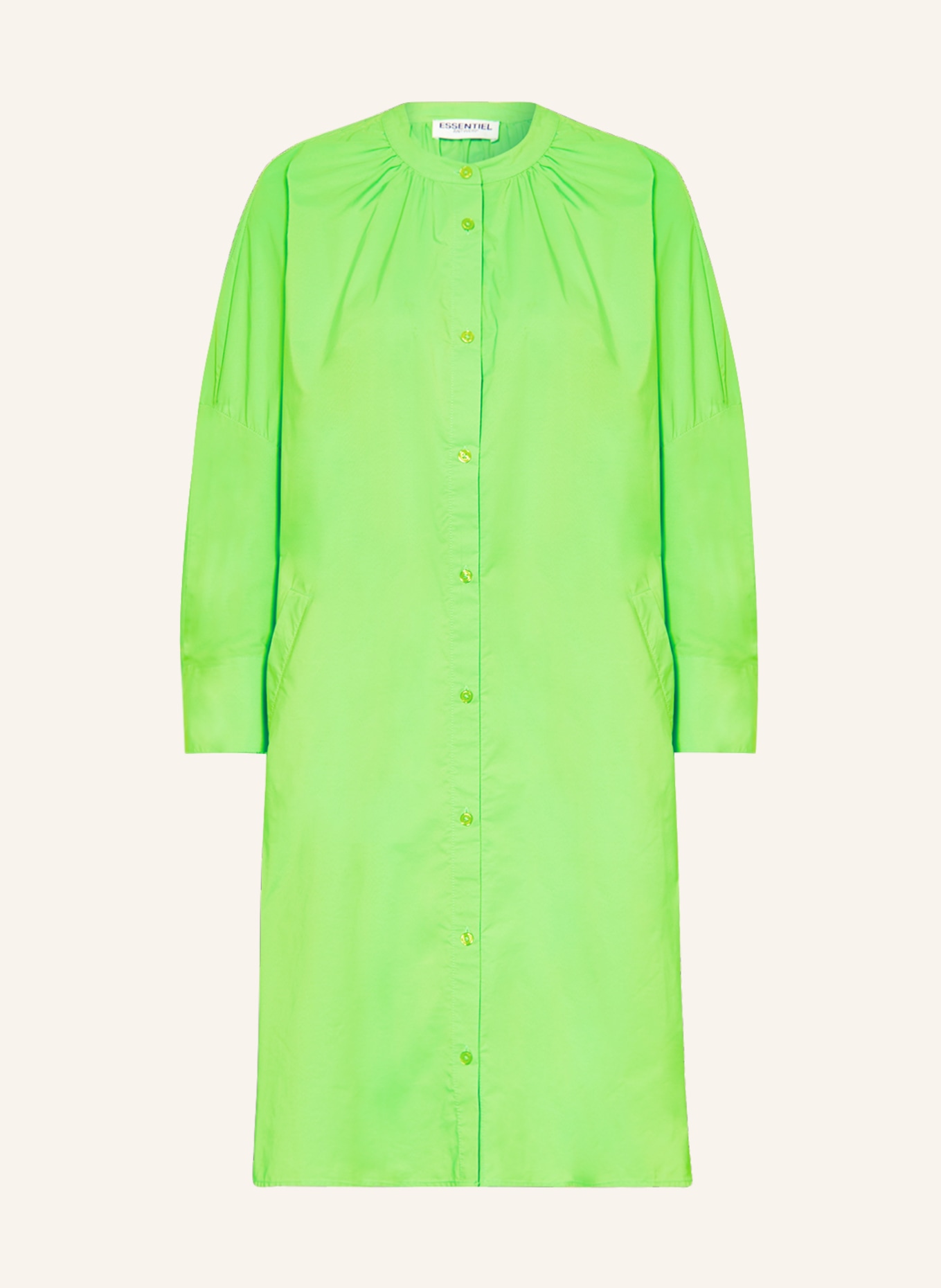 ESSENTIEL ANTWERP Dress FIREPINK, Color: NEON GREEN (Image 1)