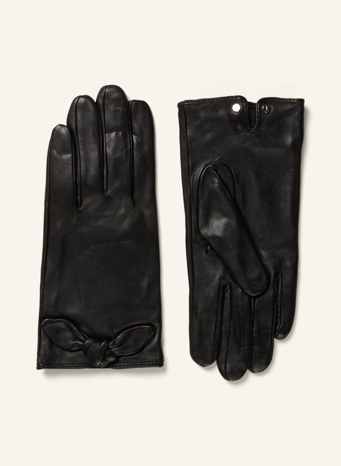 TED BAKER Leather gloves SOPHIIS, Color: BLACK (Image 1)