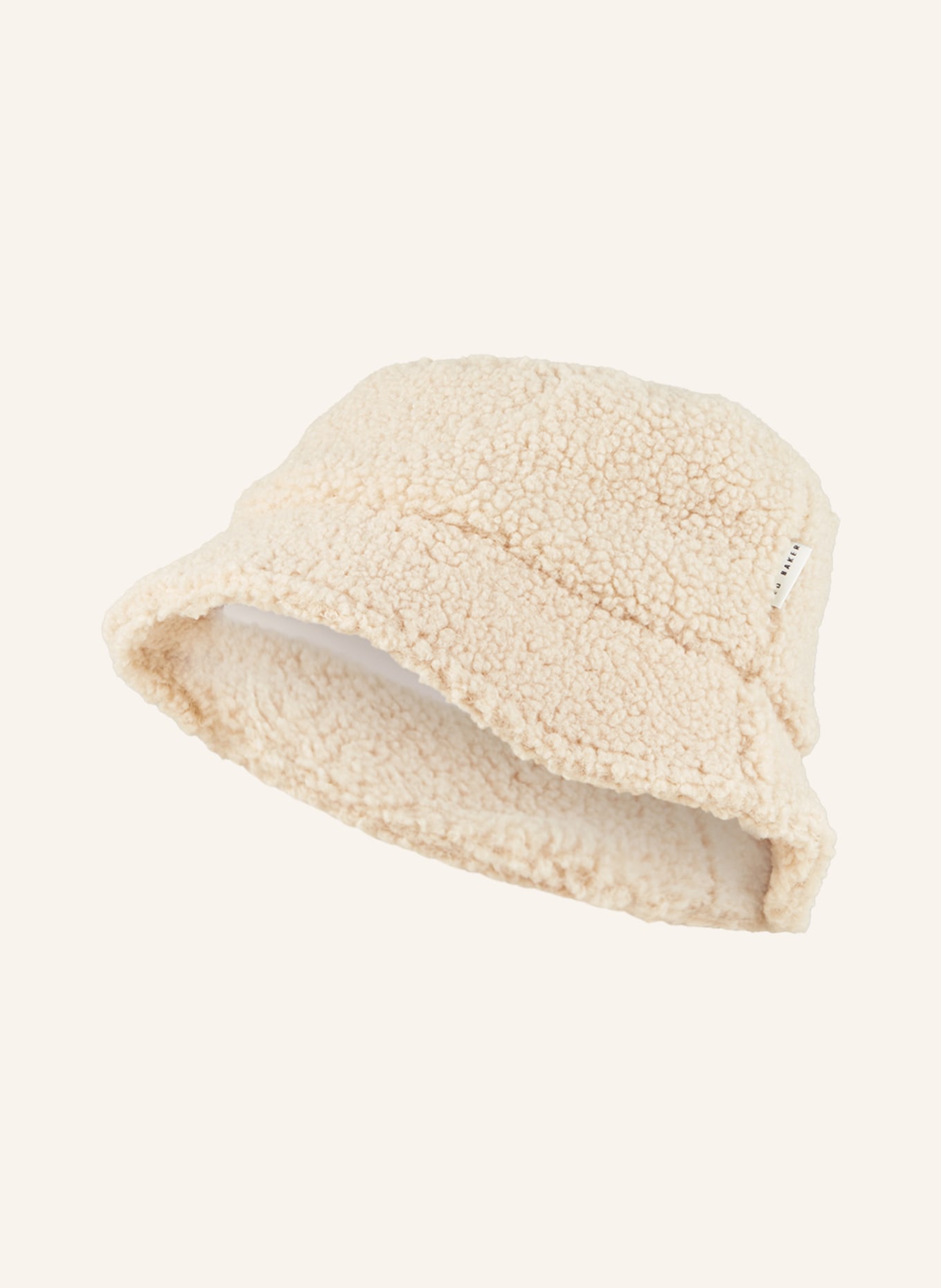 TED BAKER Bucket hat made of teddy fleece, Color: ECRU (Image 1)