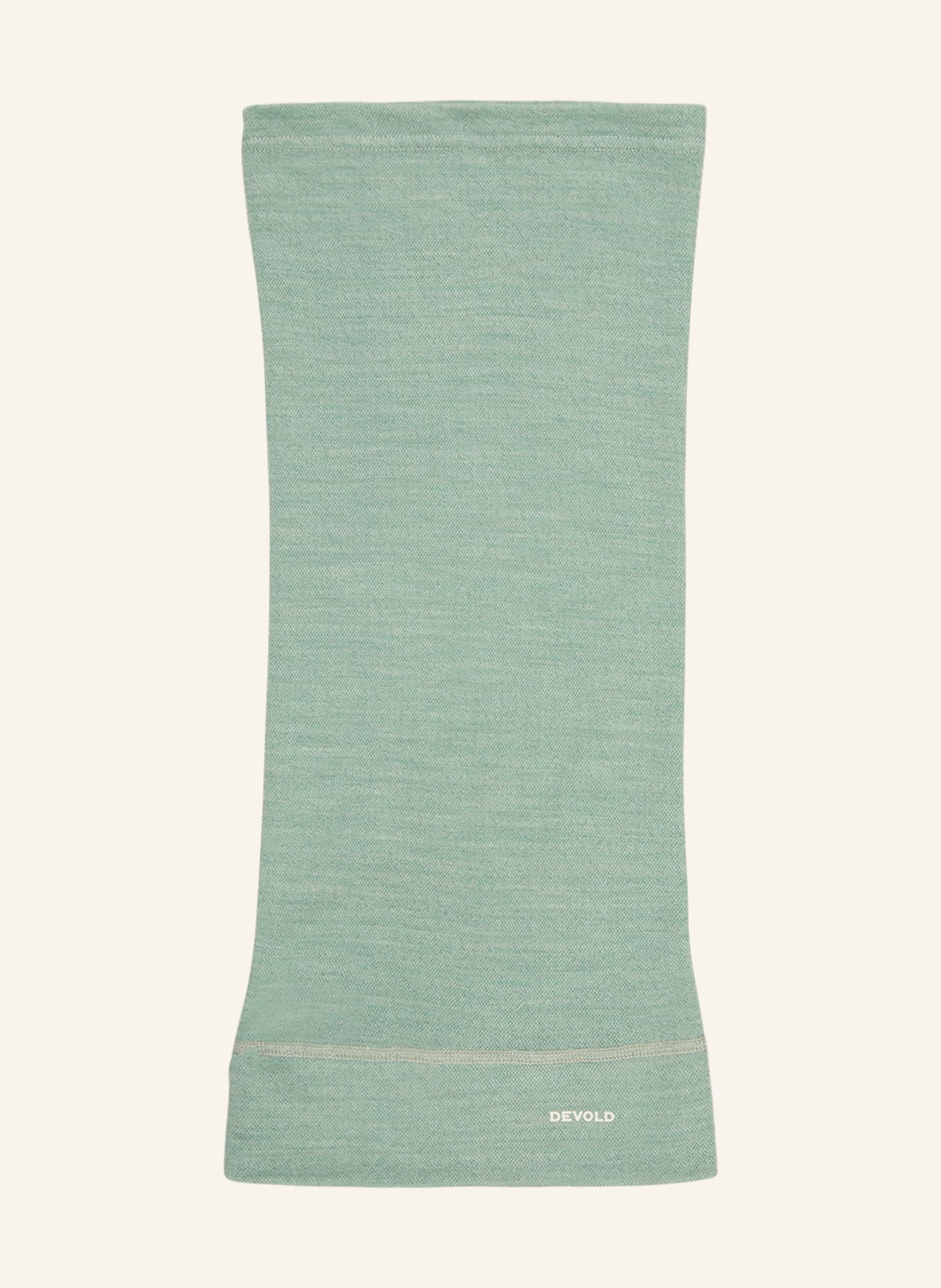 DEVOLD Loop scarf made of merino wool, Color: MINT (Image 1)