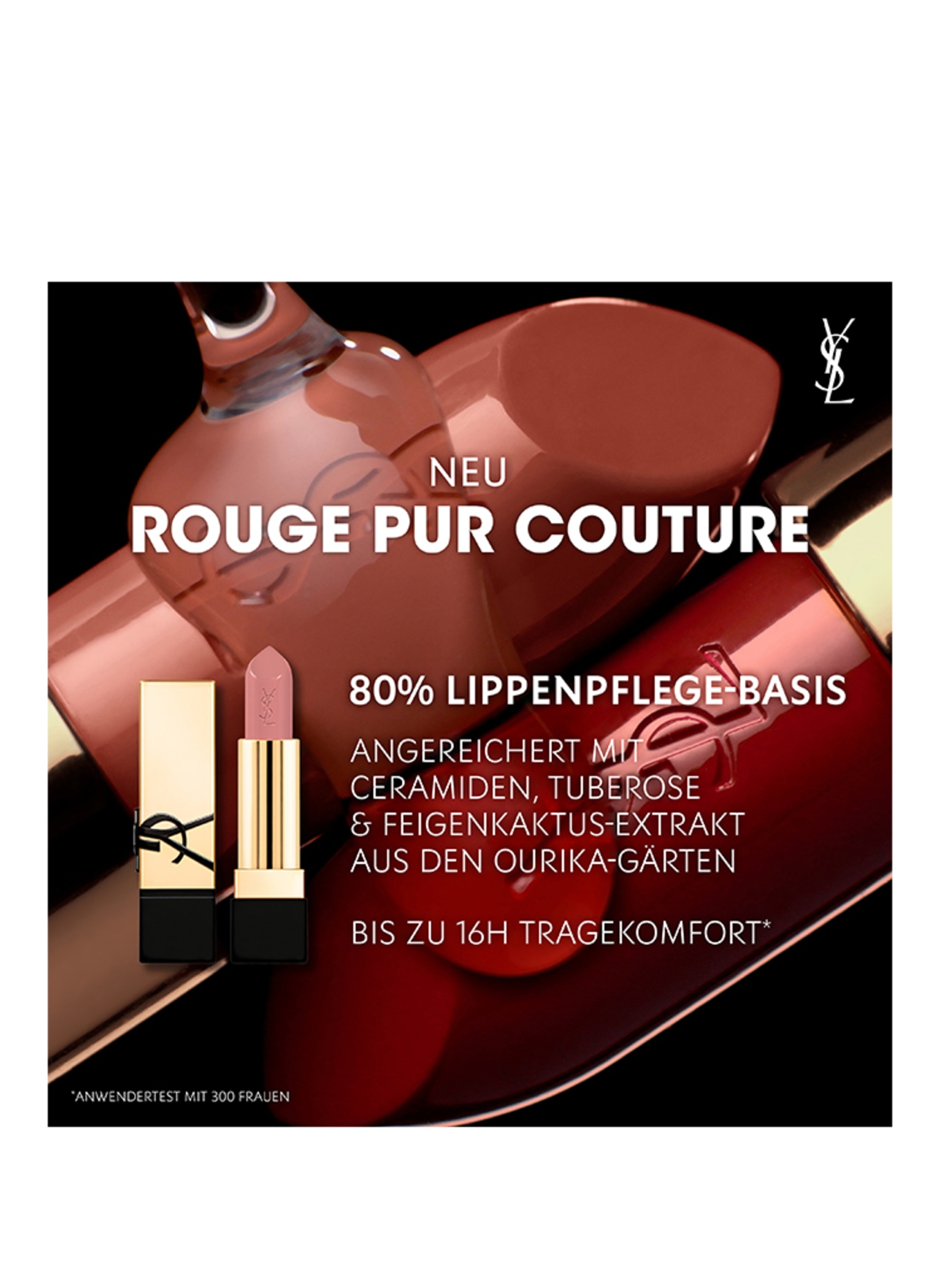 YVES SAINT LAURENT BEAUTÉ ROUGE PUR COUTURE: O1 WILD CINNAMON