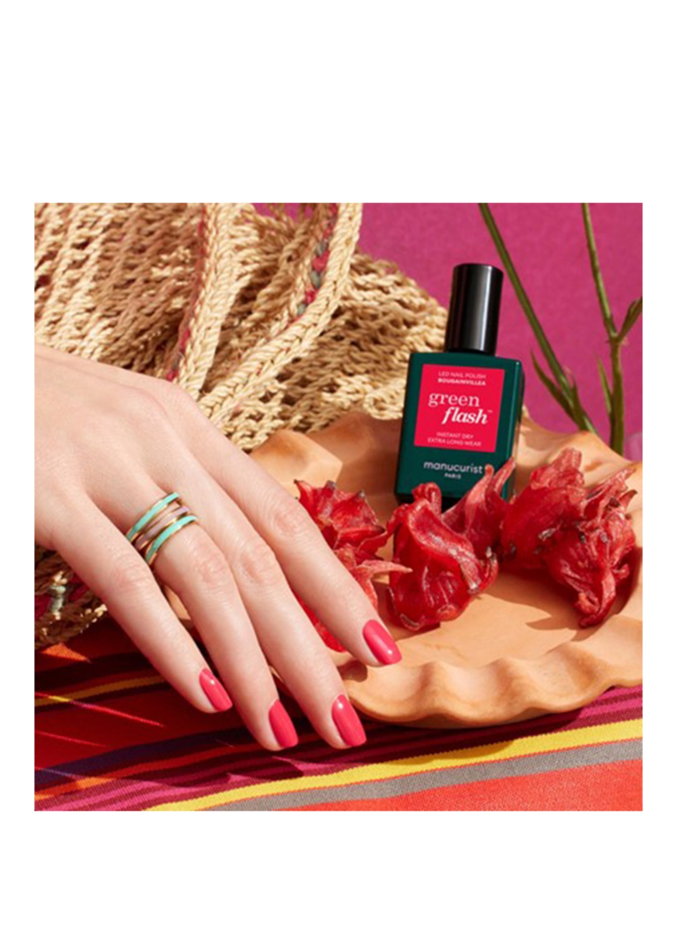 manucurist GREEN FLASH - LED NAIL LACQUER : BOUGAINVILLEA