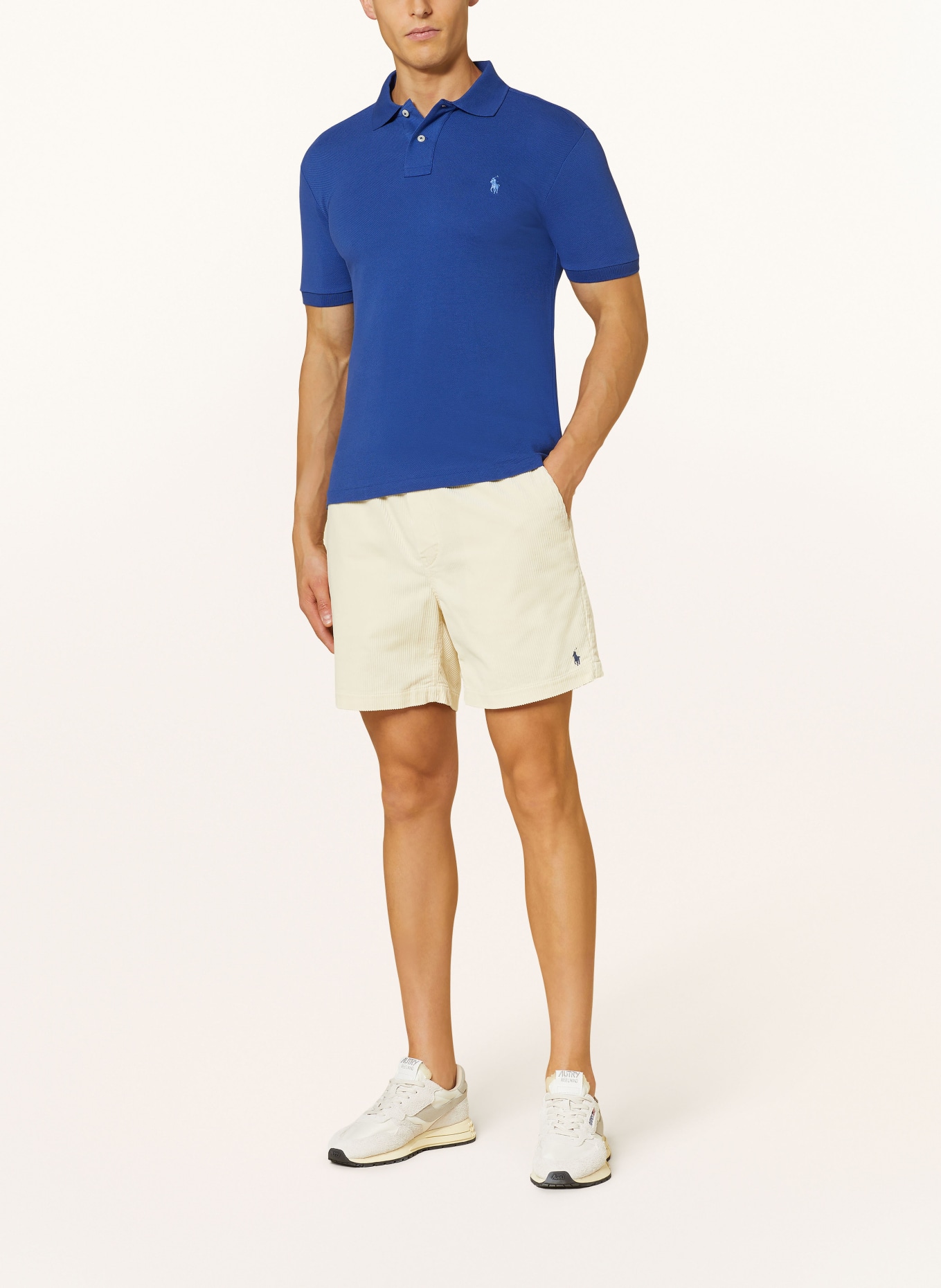 POLO RALPH LAUREN Piqué-Poloshirt Slim Fit, Farbe: BLAU (Bild 2)