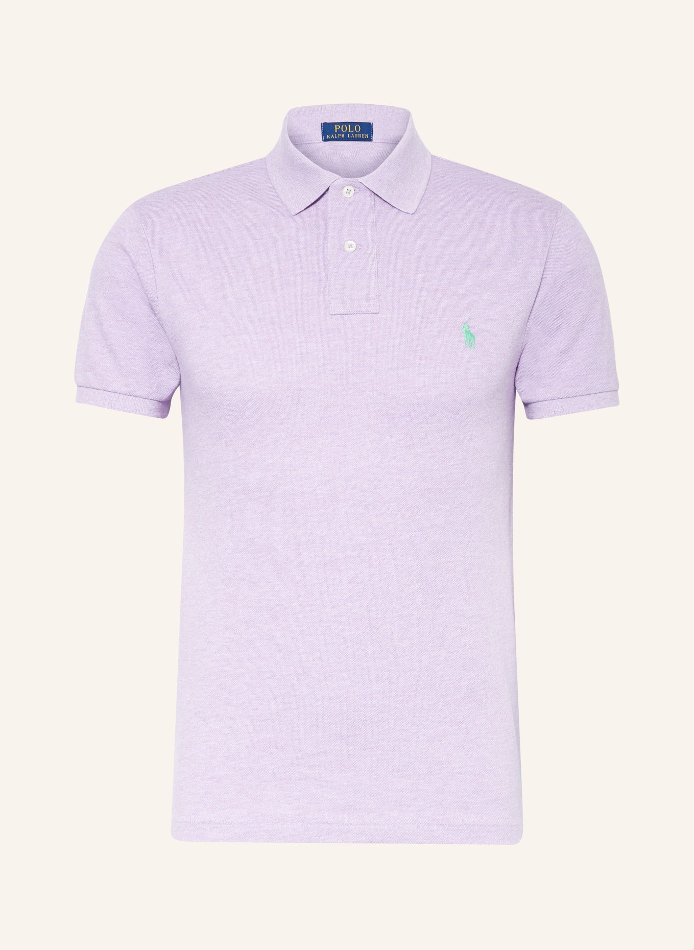 POLO RALPH LAUREN Piqué-Poloshirt Slim Fit, Farbe: HELLLILA (Bild 1)