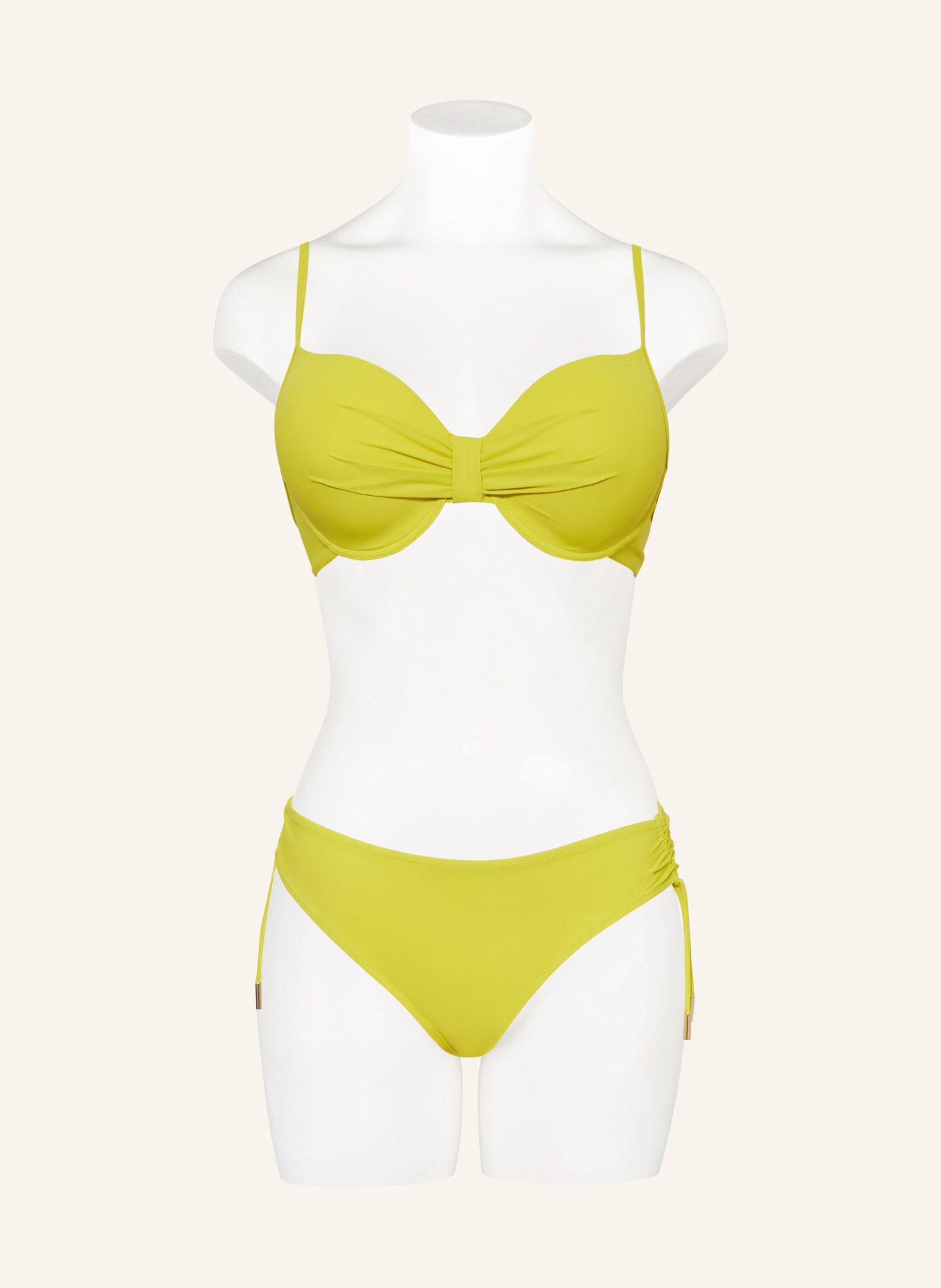 MARYAN MEHLHORN Dół od bikini typu bokserki SOLIDS z ochroną UV, Kolor: JASNOZIELONY (Obrazek 2)