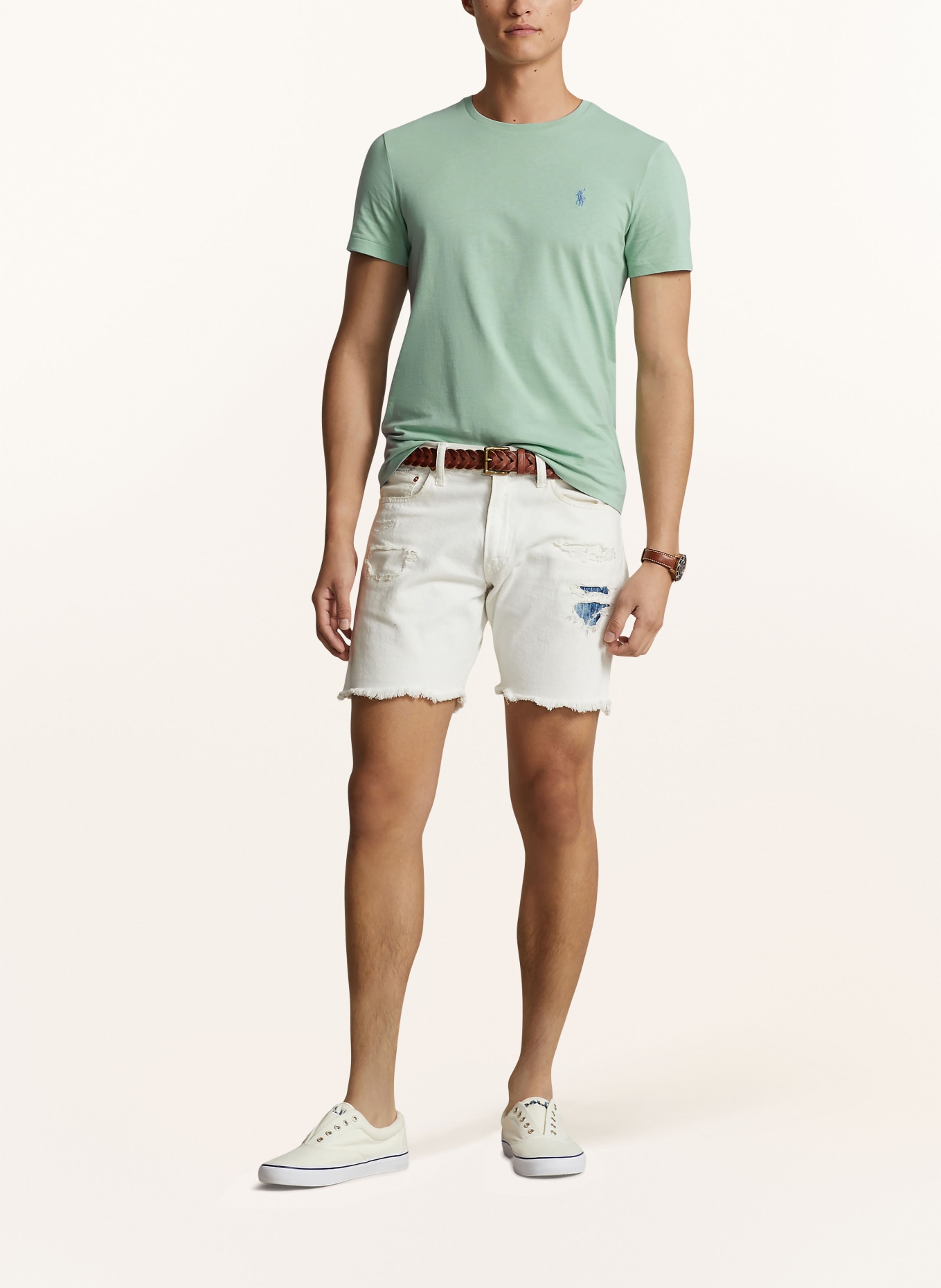 POLO RALPH LAUREN T-shirt, Color: LIGHT GREEN (Image 2)