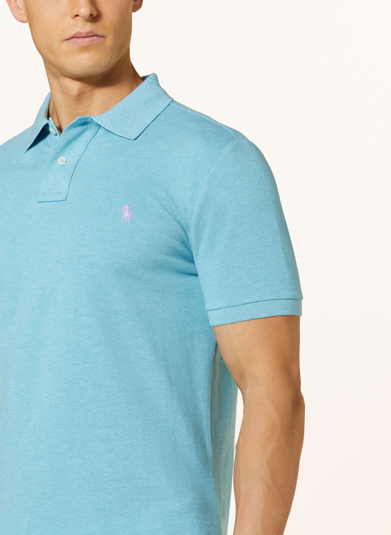 POLO RALPH LAUREN Polokošile z piké Custom Slim Fit , Barva: TMAVĚ MODRÁ (Obrázek 4)