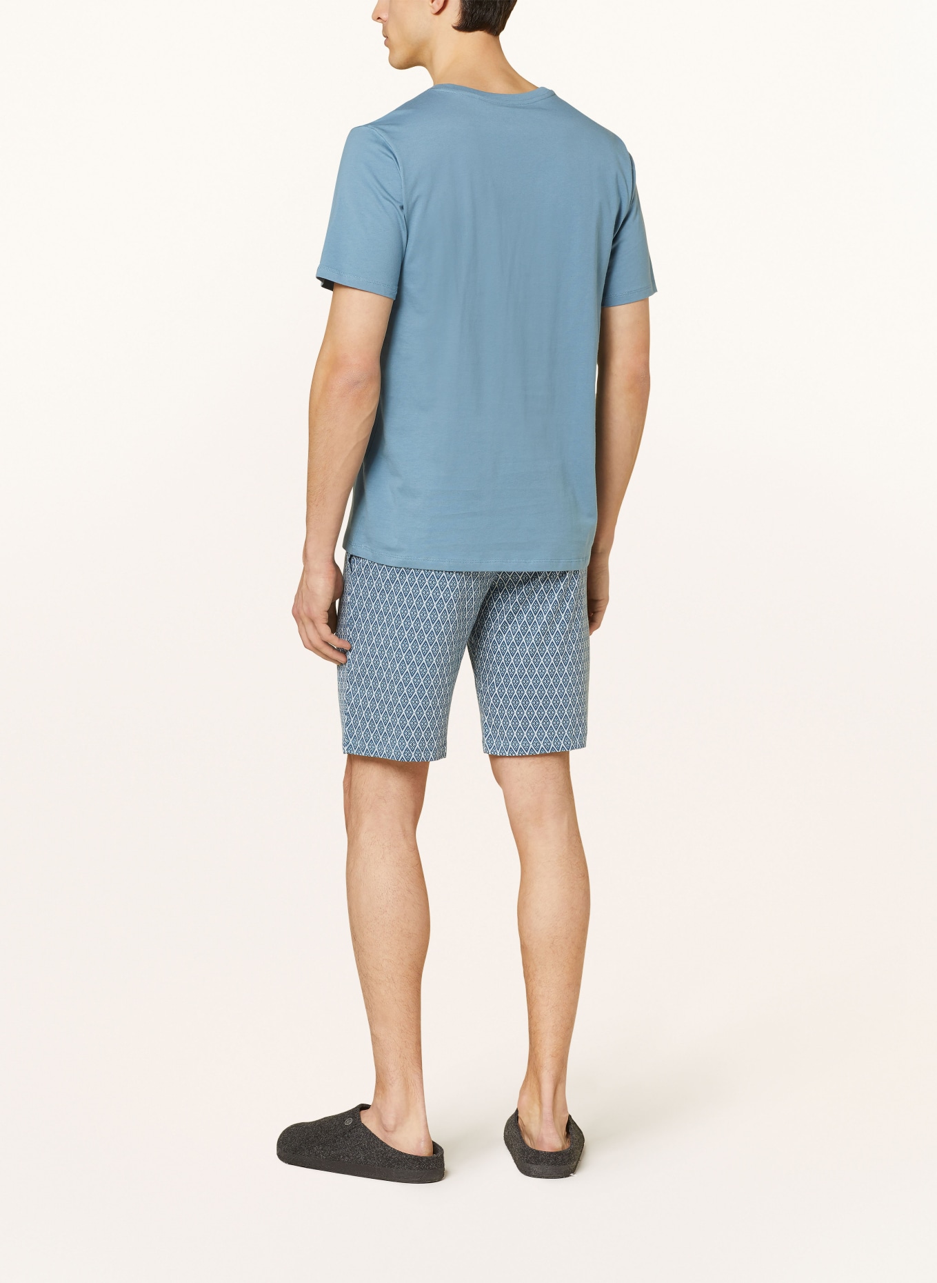 SCHIESSER Pajama shirt MIX+RELAX, Color: BLUE GRAY (Image 3)