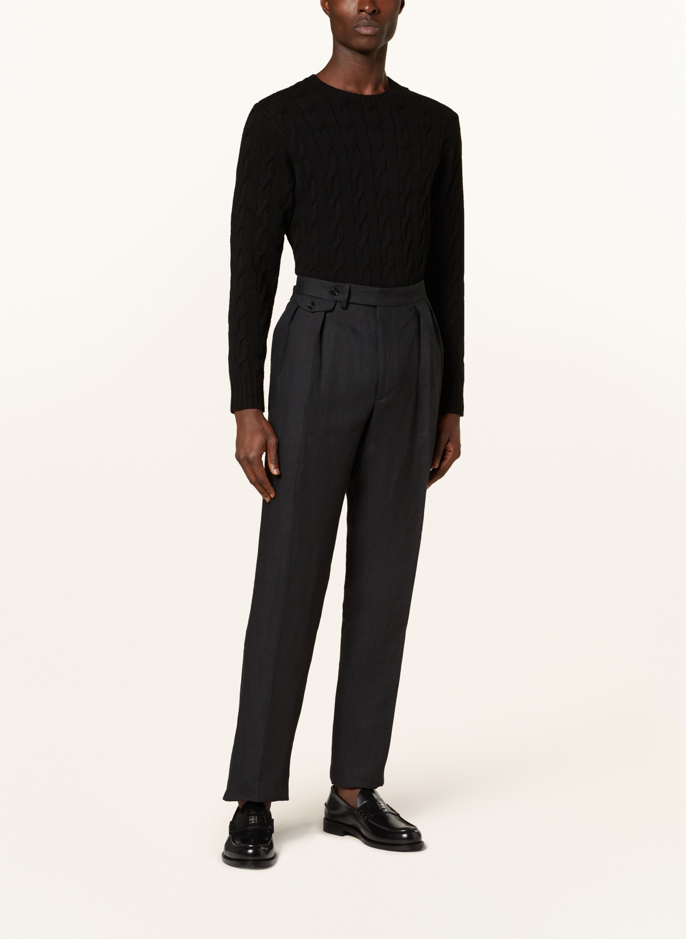 RALPH LAUREN PURPLE LABEL Cashmere sweater, Color: BLACK (Image 2)