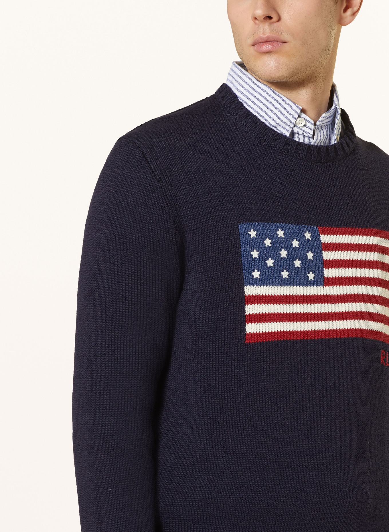POLO RALPH LAUREN Sweater , Color: DARK BLUE/ RED/ WHITE (Image 4)