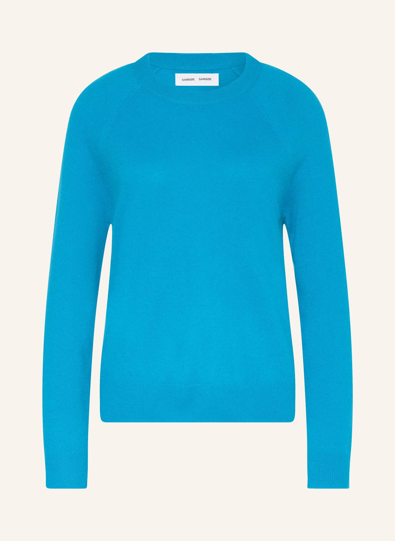 SAMSØE  SAMSØE Cashmere sweater BOSTON, Color: TURQUOISE (Image 1)
