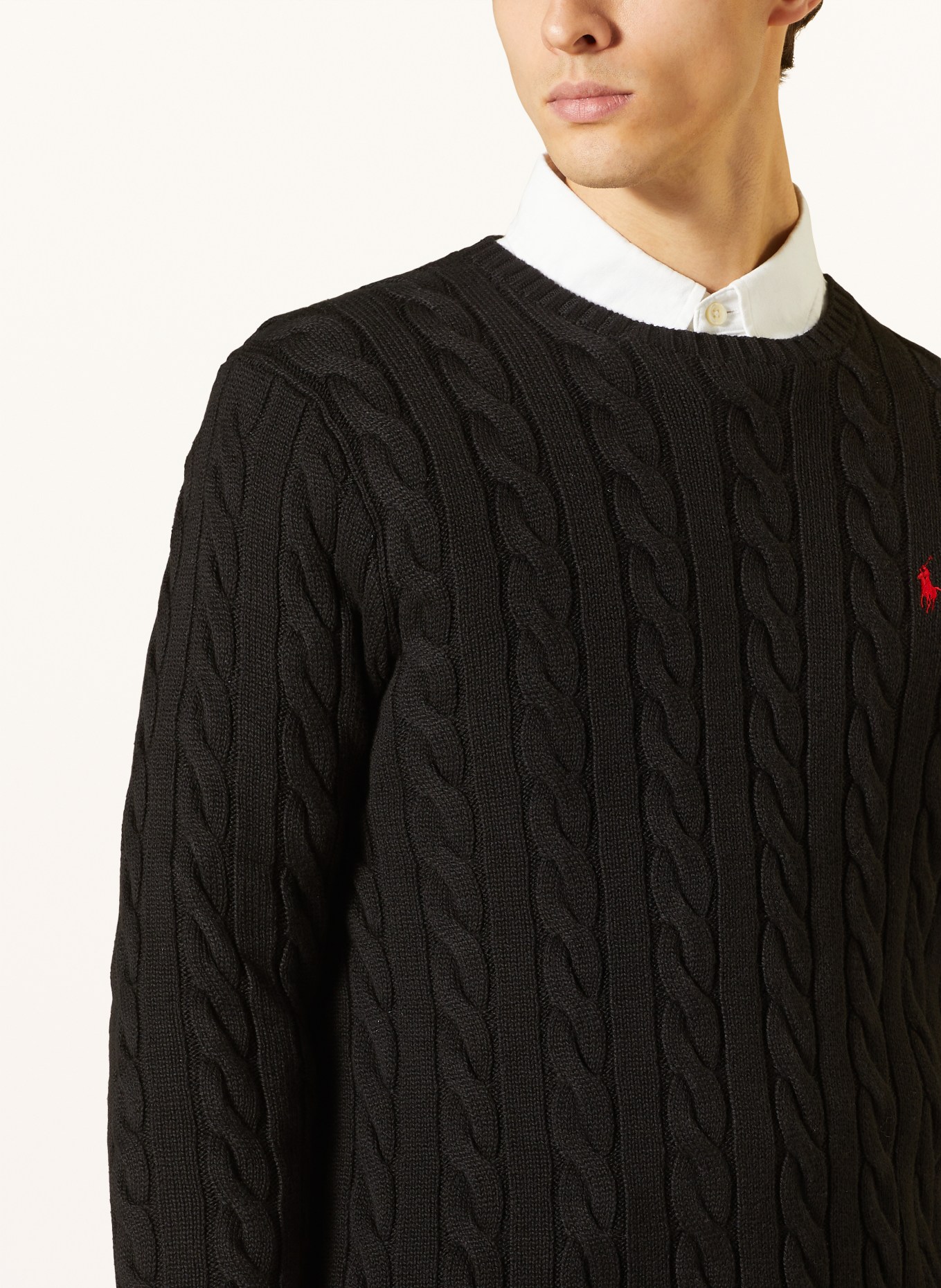 POLO RALPH LAUREN Pullover: SCHWARZ