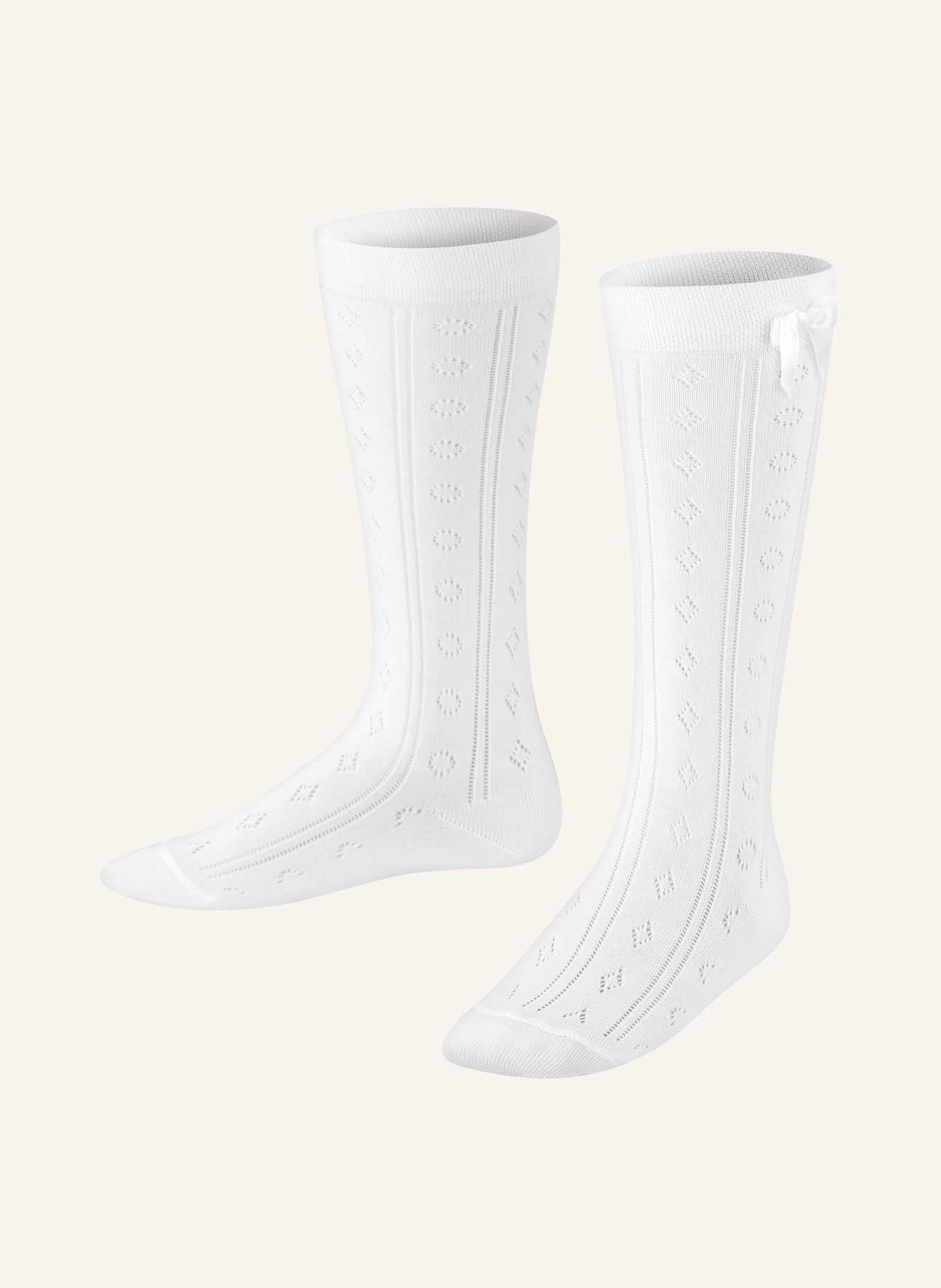 FALKE Socks AJOUR, Color: 2000 WHITE (Image 1)