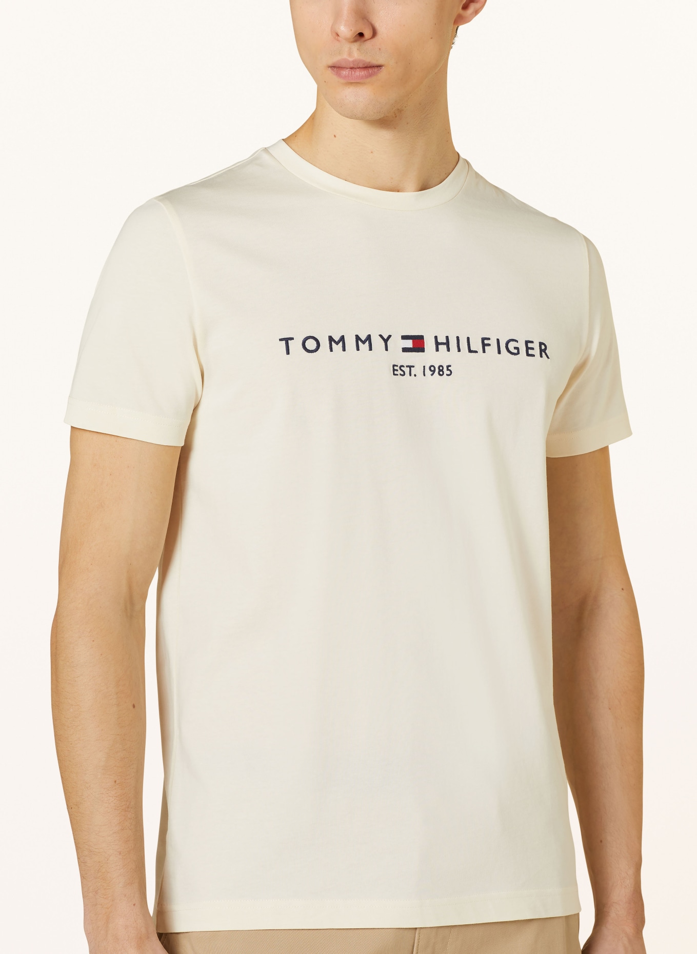 TOMMY HILFIGER T-shirt, Color: LIGHT YELLOW (Image 4)