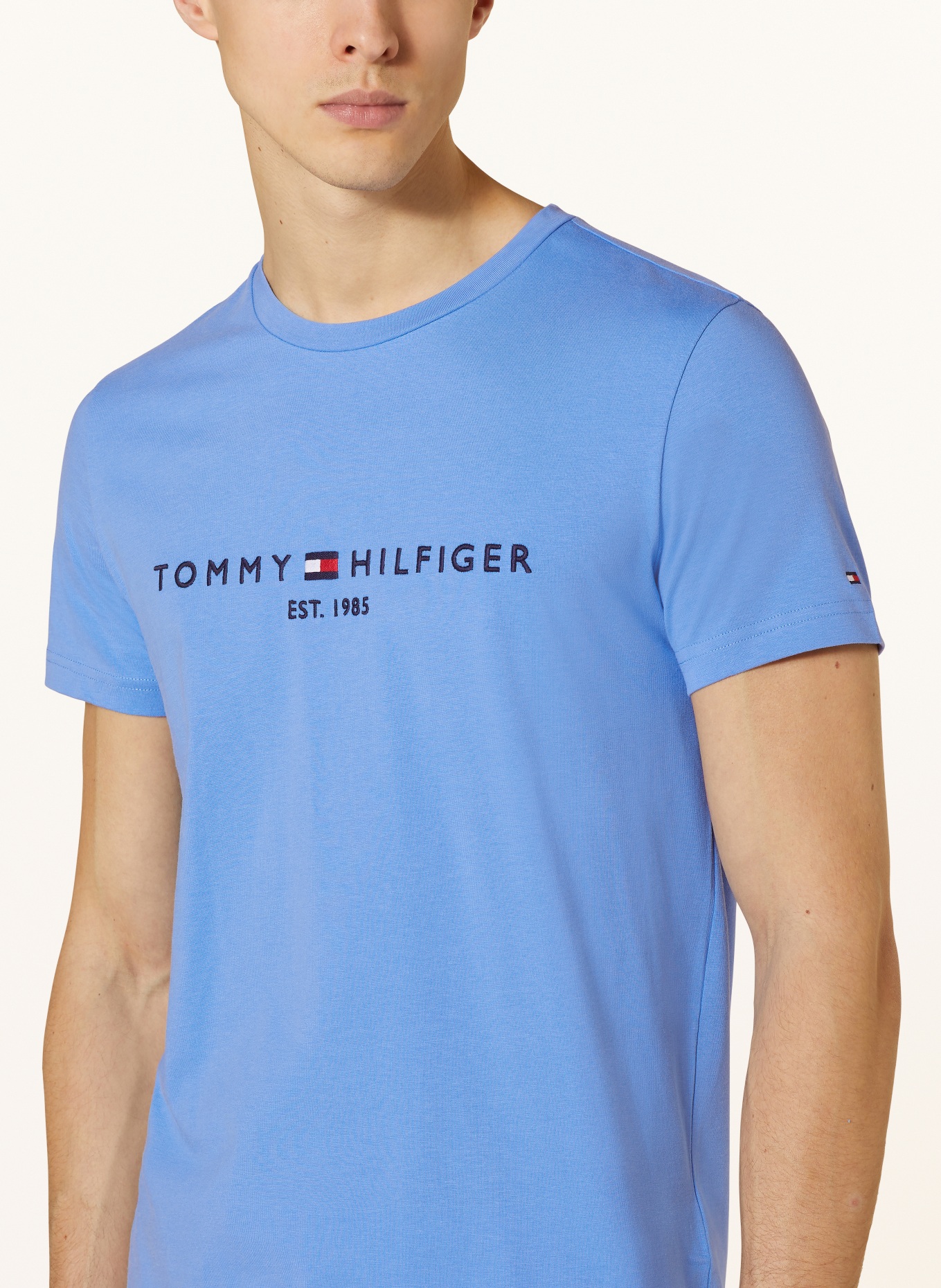 TOMMY HILFIGER T-Shirt in hellblau