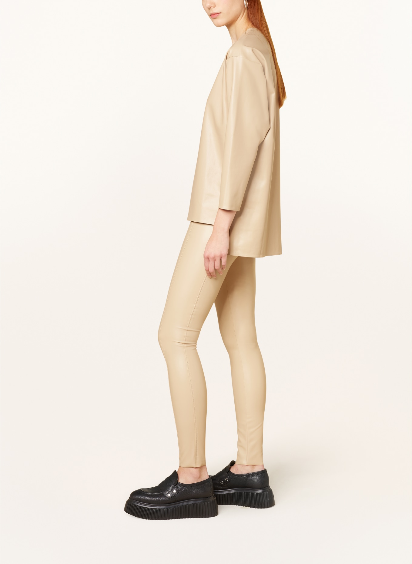 Wolford Leggings EDIE with shaping effect , Color: LIGHT BROWN (Image 4)