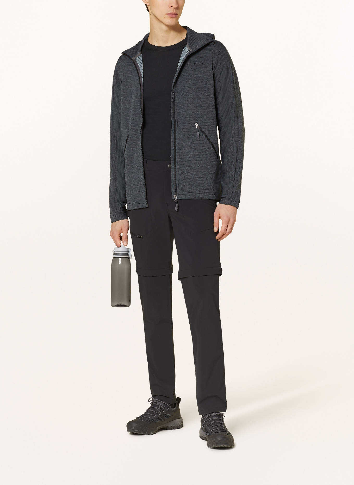 VAUDE Midlayer jacket HEMSBY, Color: DARK GRAY (Image 2)