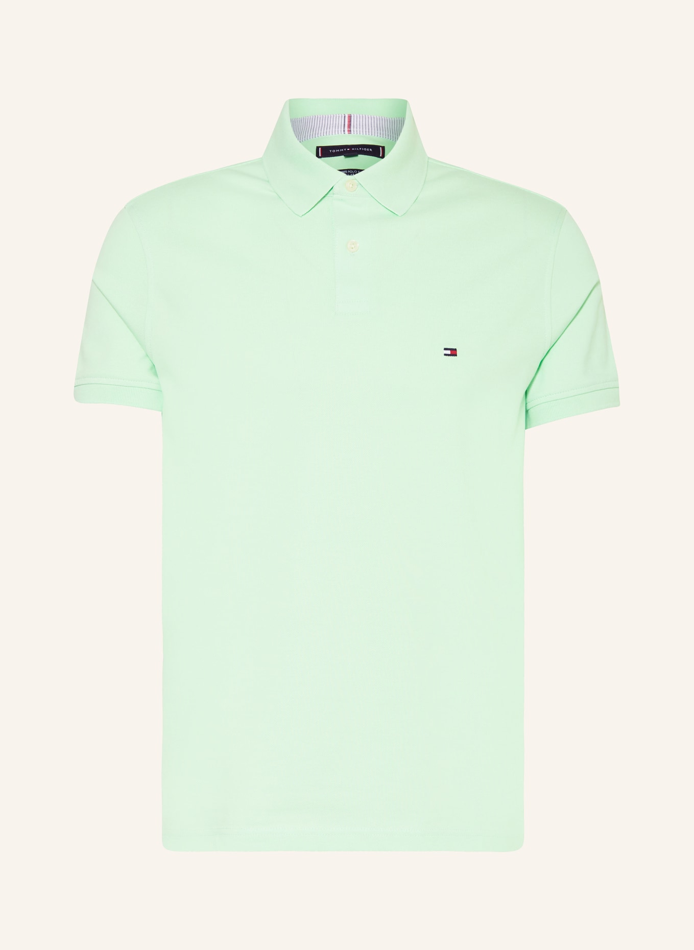 TOMMY HILFIGER Piqué-Poloshirt Regular Fit, Farbe: MINT (Bild 1)