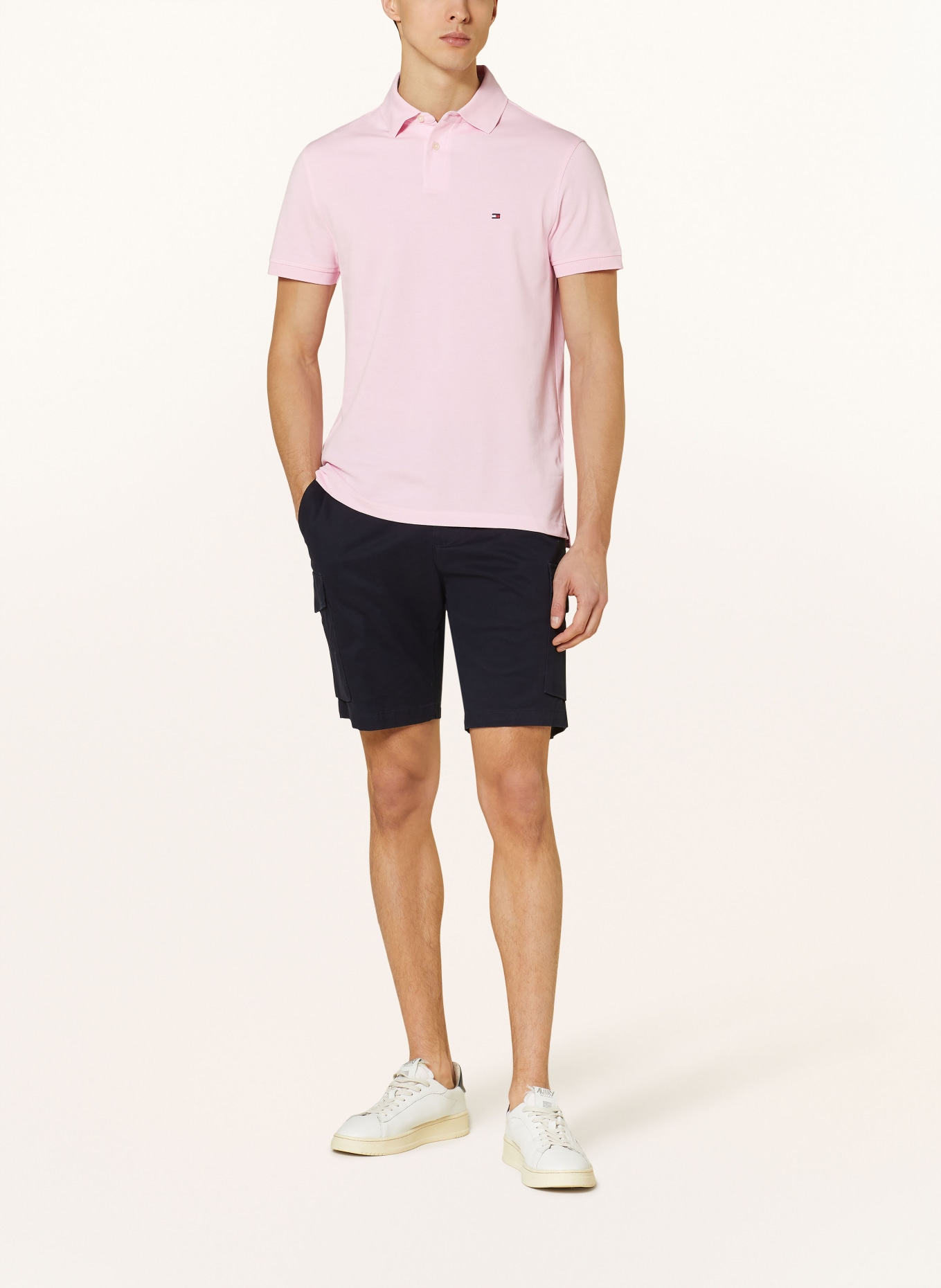 TOMMY HILFIGER Piqué-Poloshirt Regular Fit, Farbe: PINK (Bild 2)