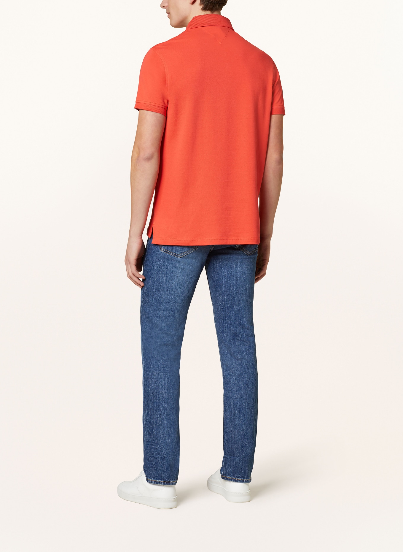 TOMMY HILFIGER Piqué-Poloshirt Regular Fit: HELLROT
