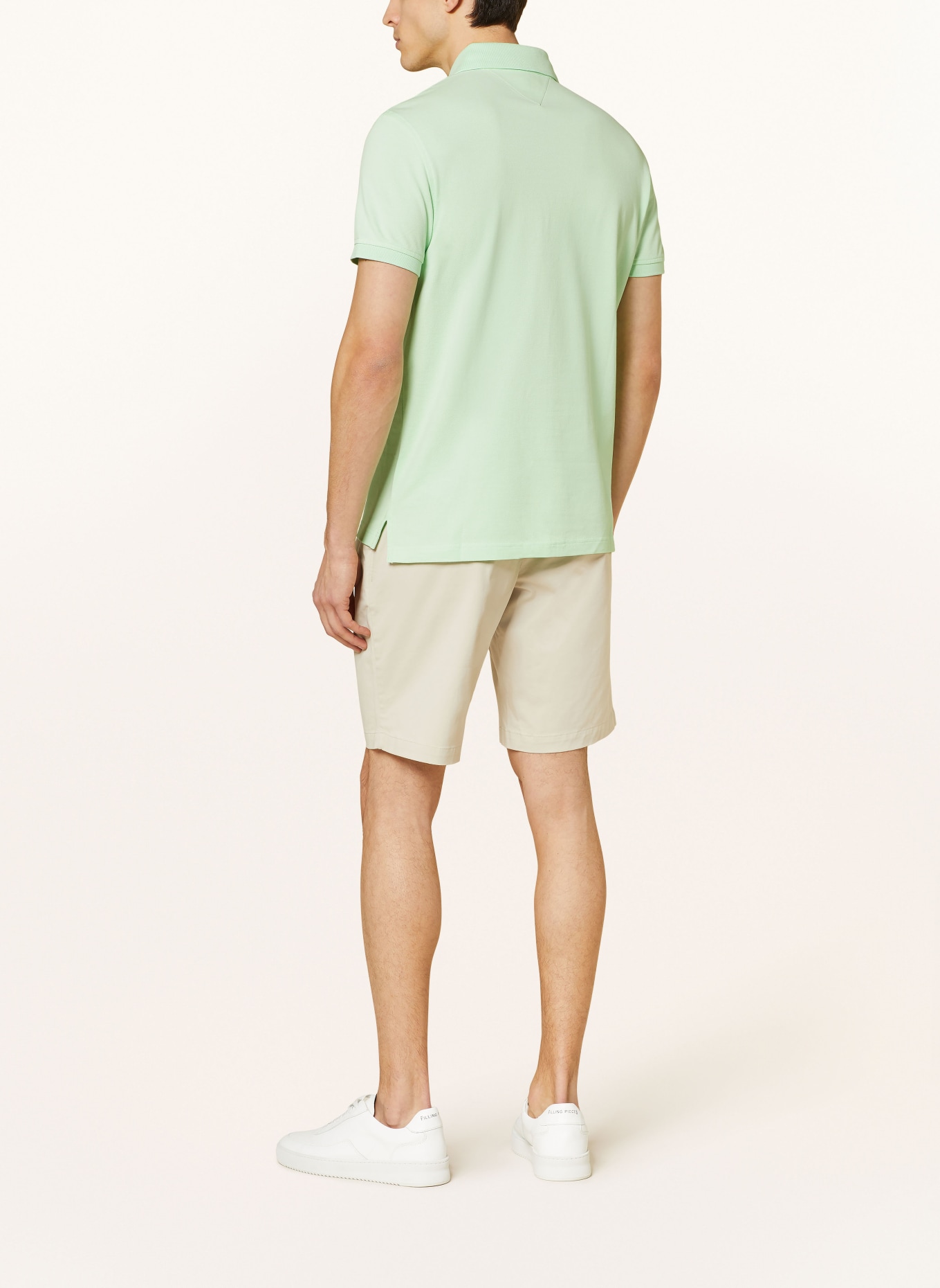 TOMMY HILFIGER Piqué-Poloshirt Slim Fit, Farbe: MINT (Bild 3)