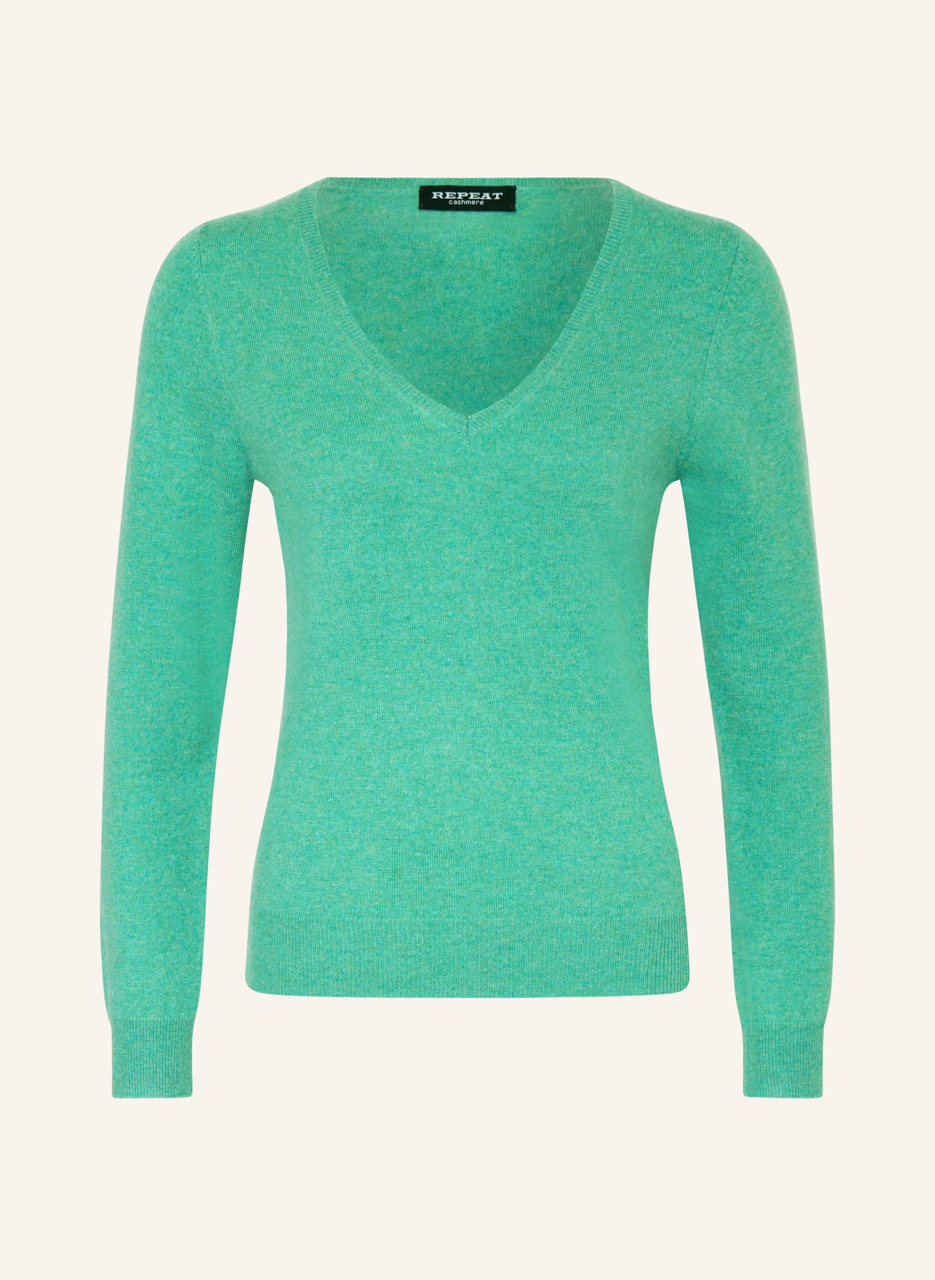 REPEAT Cashmere sweater, Color: GREEN (Image 1)