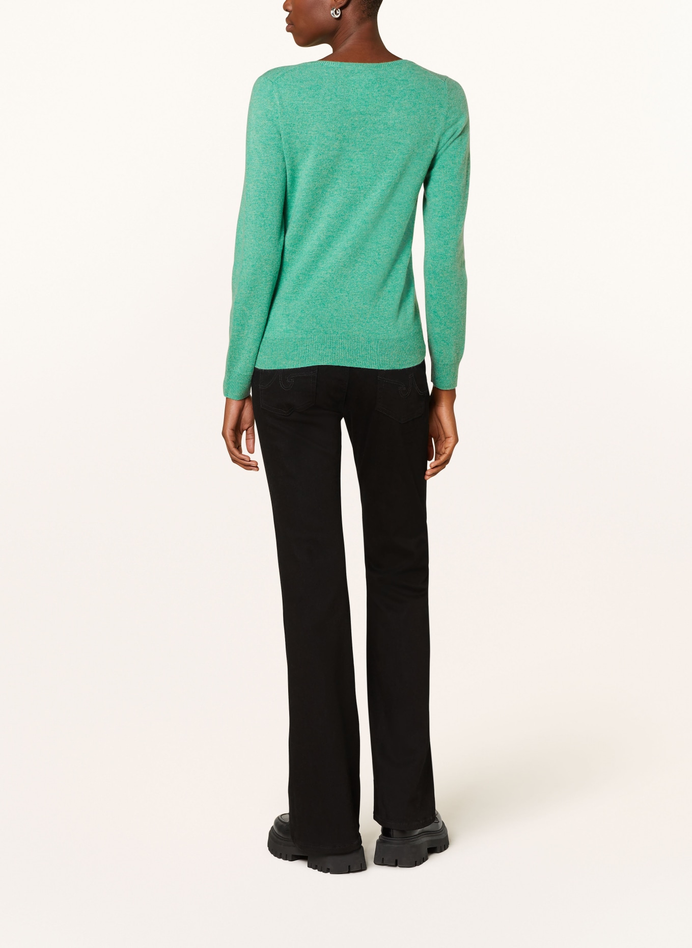 REPEAT Cashmere sweater, Color: GREEN (Image 3)