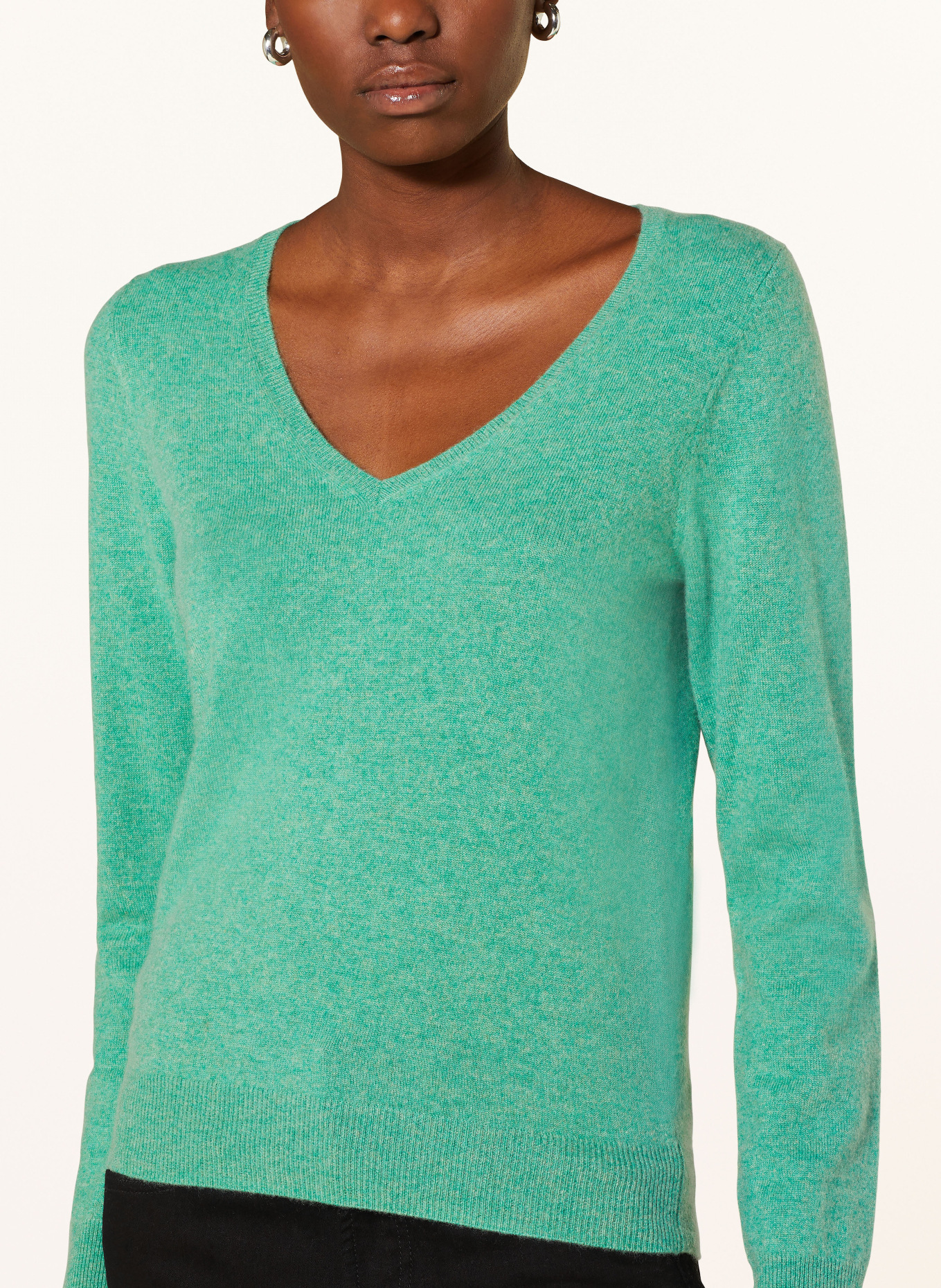 REPEAT Cashmere sweater, Color: GREEN (Image 4)