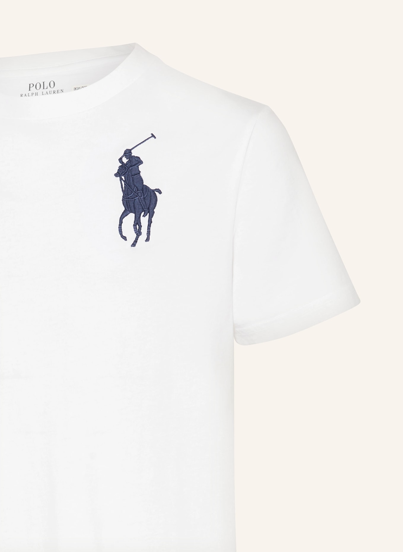 POLO RALPH LAUREN T-Shirt, Farbe: WEISS/ DUNKELBLAU (Bild 3)