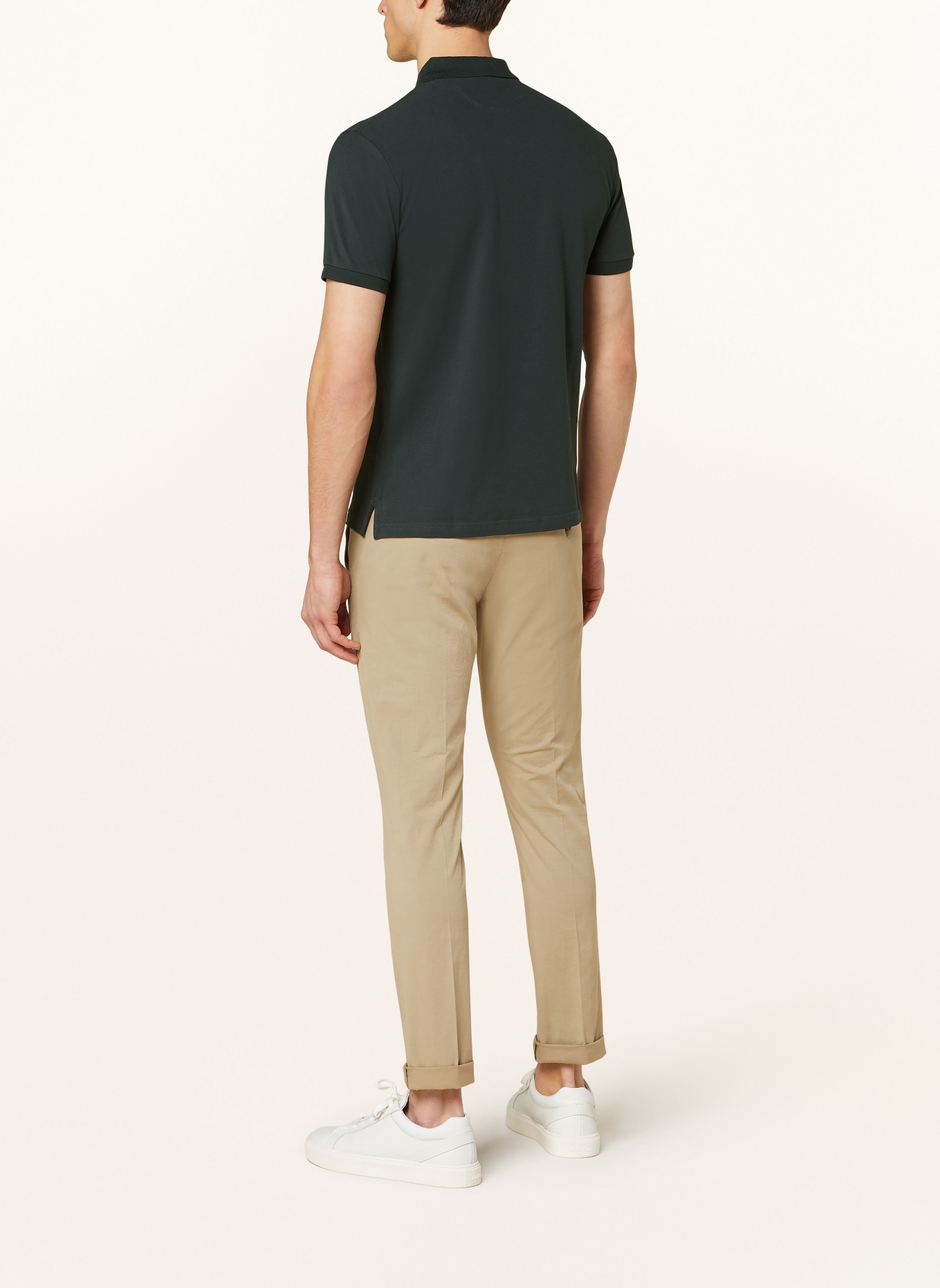 HACKETT LONDON Piqué-Poloshirt Slim Fit, Farbe: DUNKELGRÜN (Bild 3)
