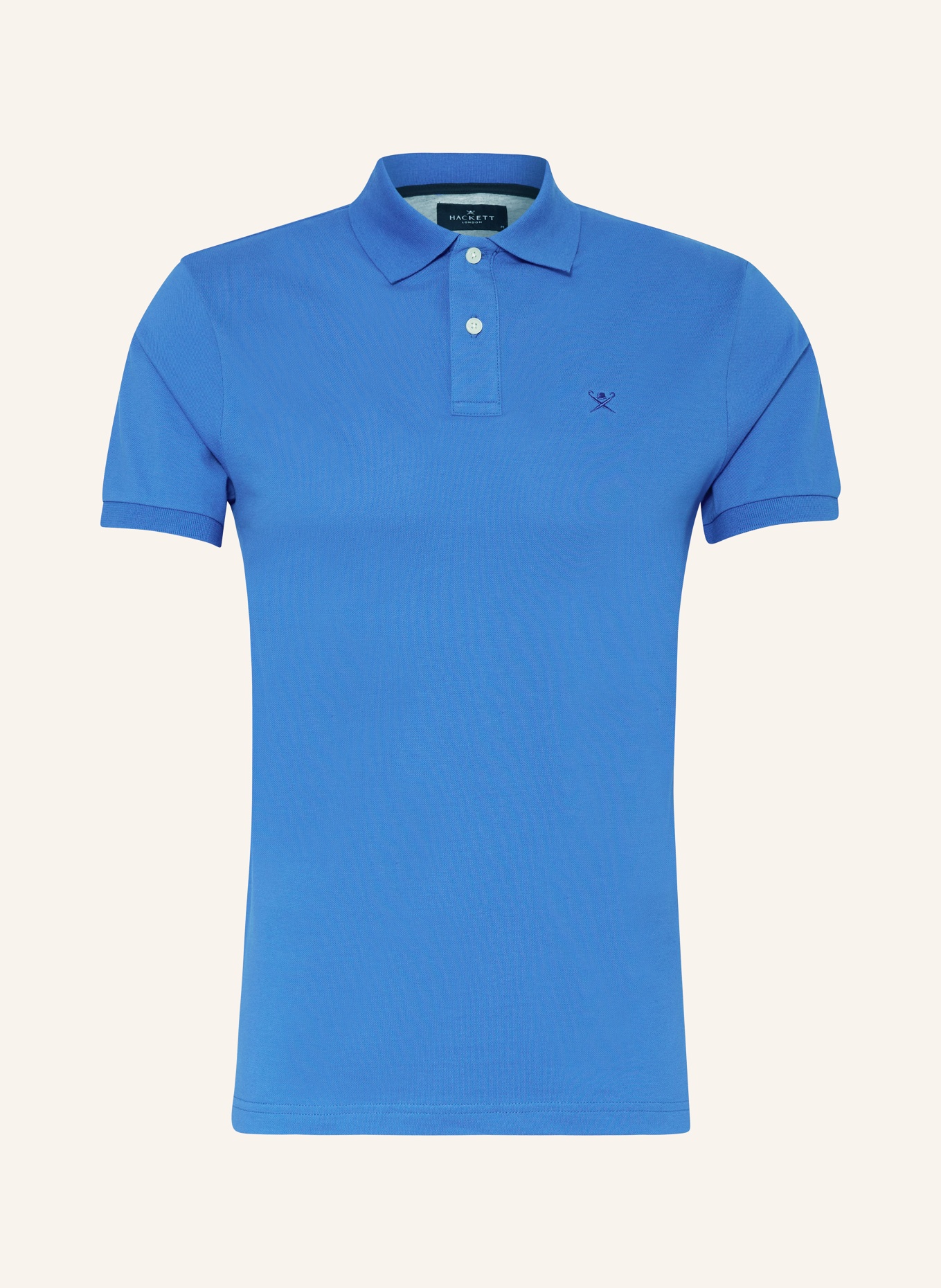 HACKETT LONDON Piqué-Poloshirt Slim Fit, Farbe: BLAU (Bild 1)