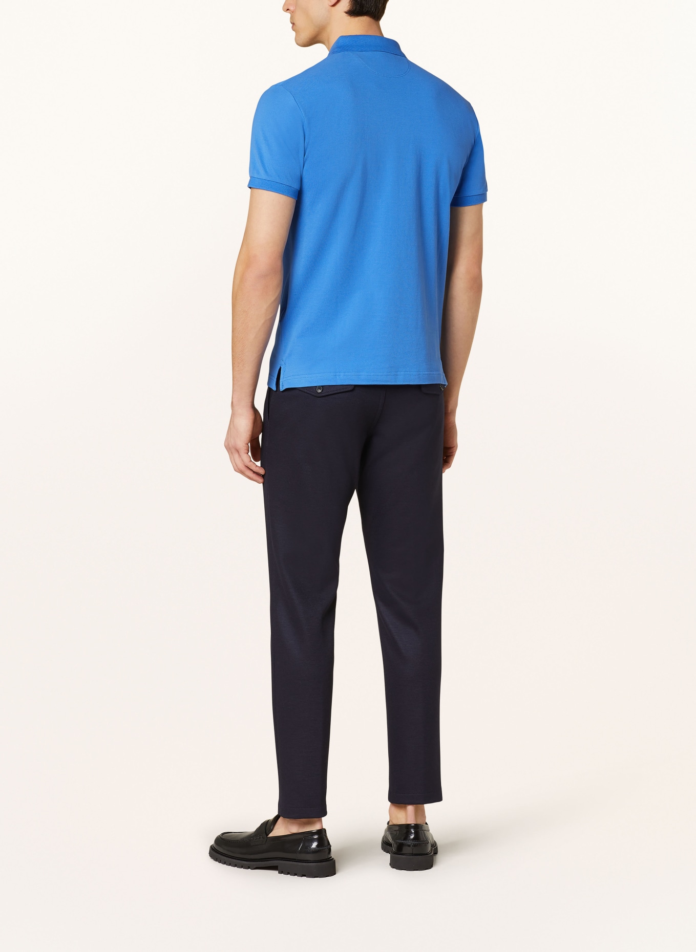 HACKETT LONDON Piqué-Poloshirt Slim Fit, Farbe: BLAU (Bild 3)